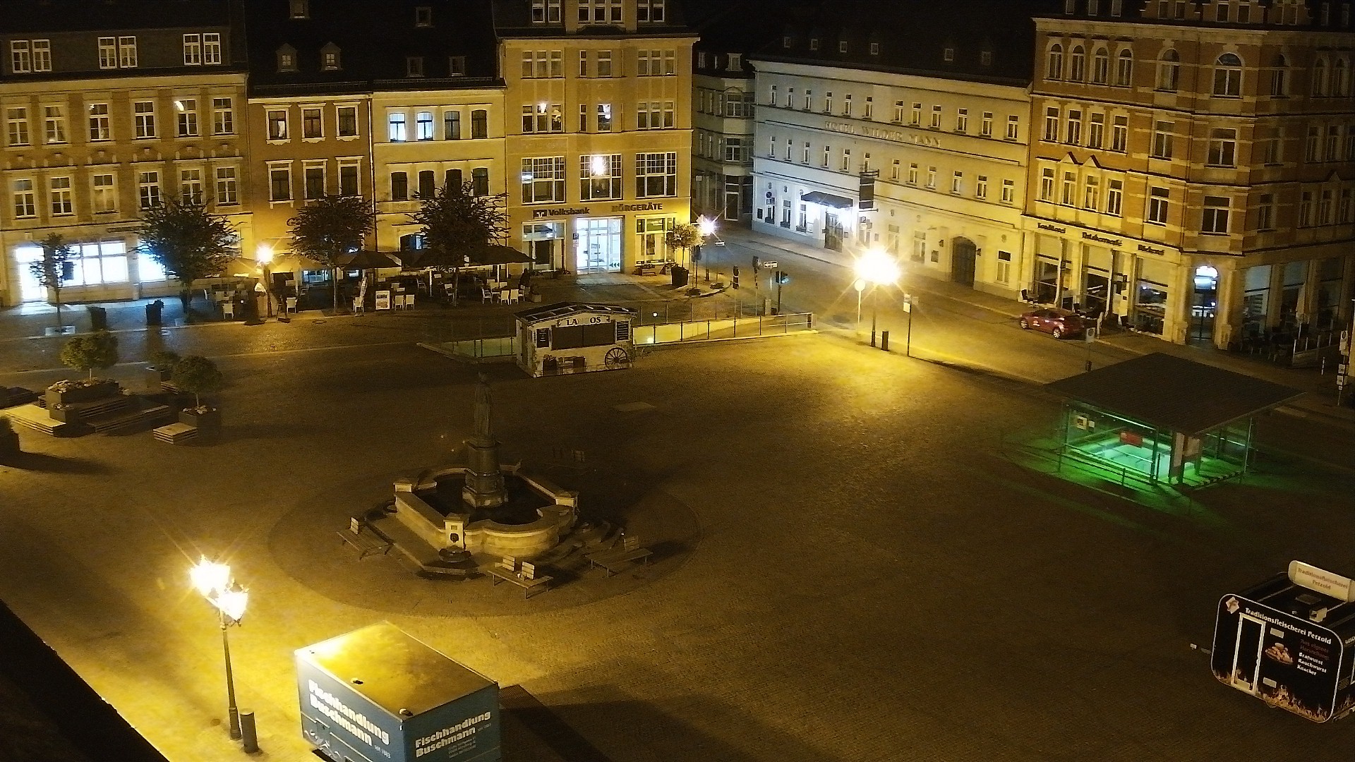 Archiv Foto Webcam Blick auf den Marktplatz Annaberg-Buchholz im Erzgebirge