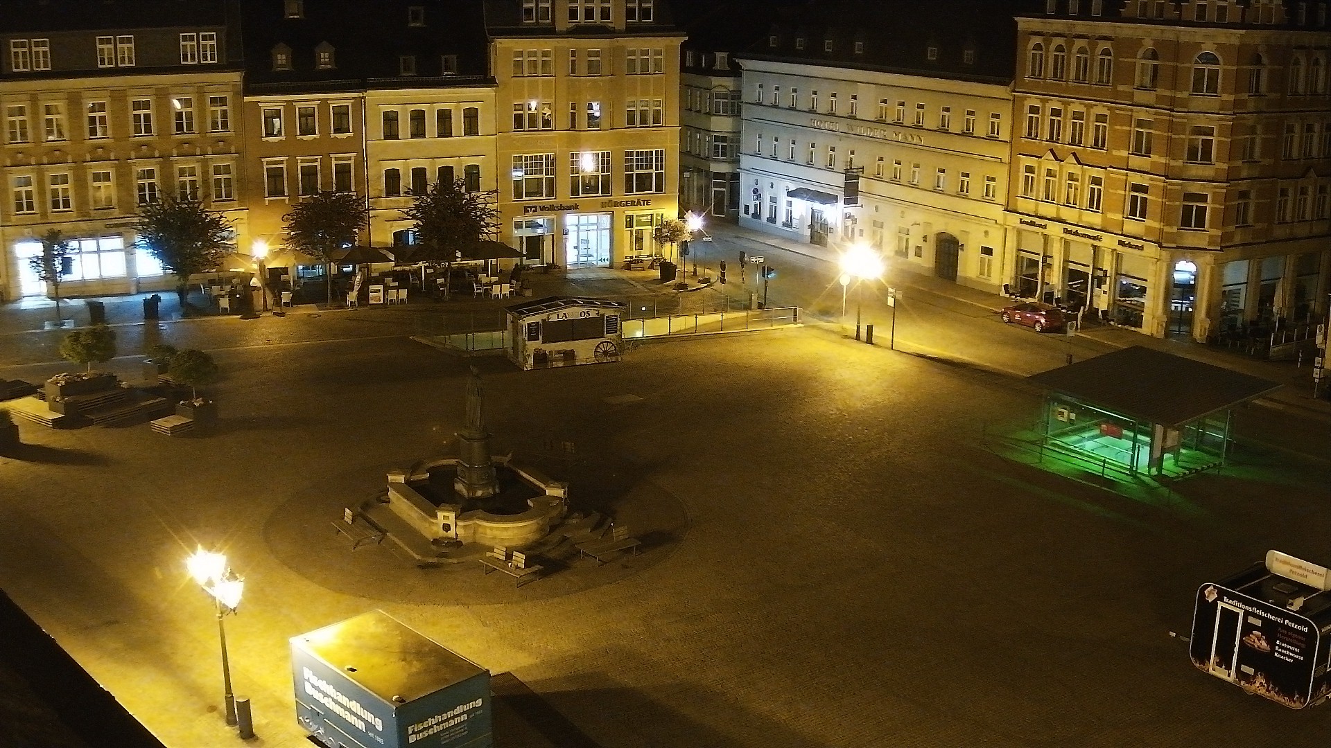 Archiv Foto Webcam Blick auf den Marktplatz Annaberg-Buchholz im Erzgebirge