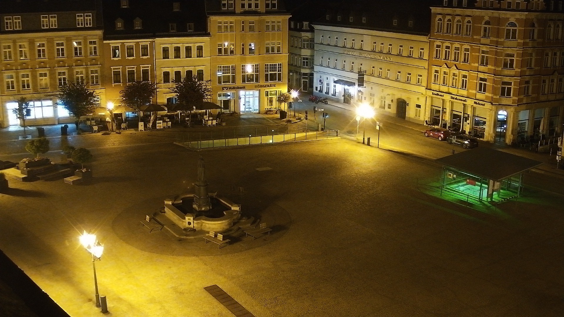 Archiv Foto Webcam Blick auf den Marktplatz Annaberg-Buchholz im Erzgebirge