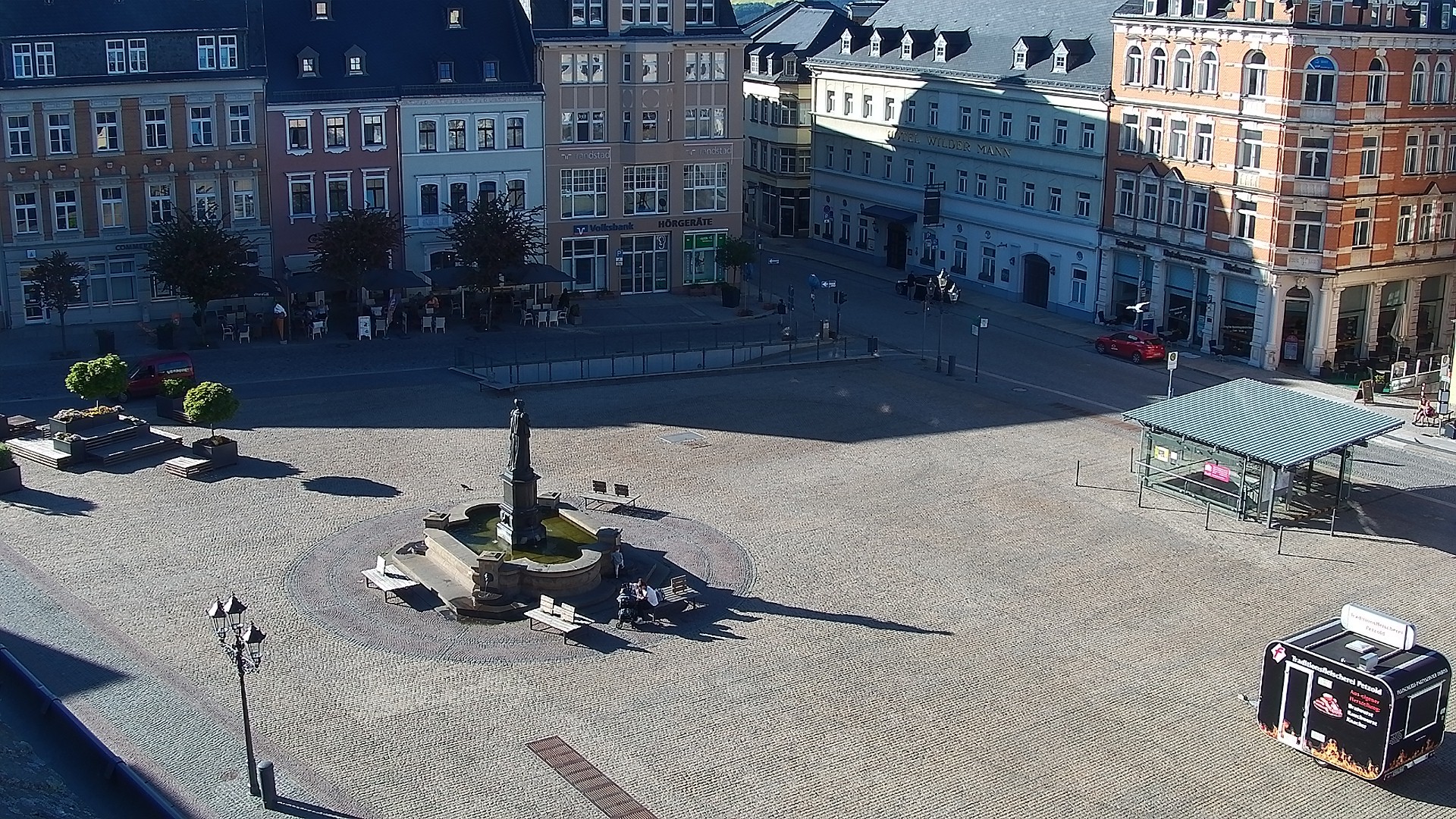 Archiv Foto Webcam Blick auf den Marktplatz Annaberg-Buchholz im Erzgebirge