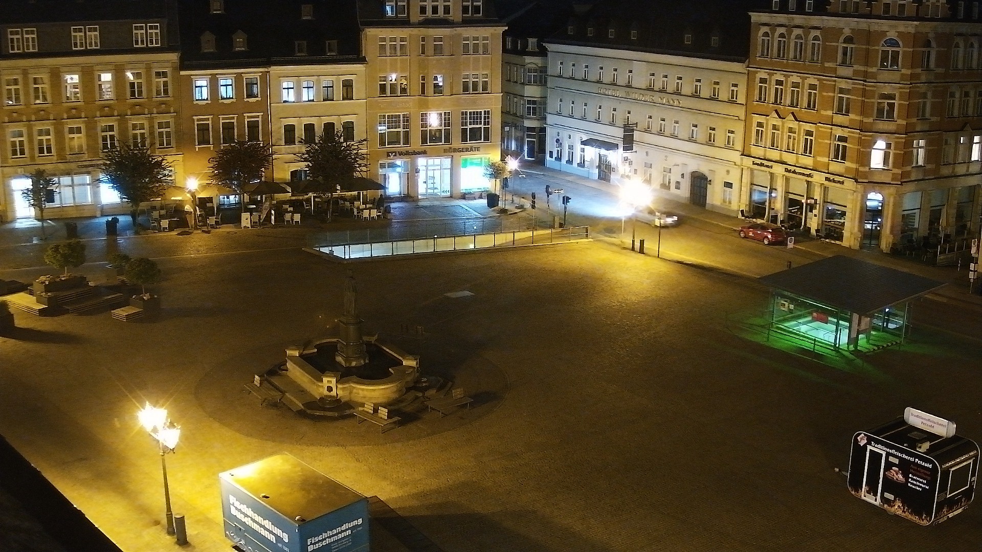Archiv Foto Webcam Blick auf den Marktplatz Annaberg-Buchholz im Erzgebirge