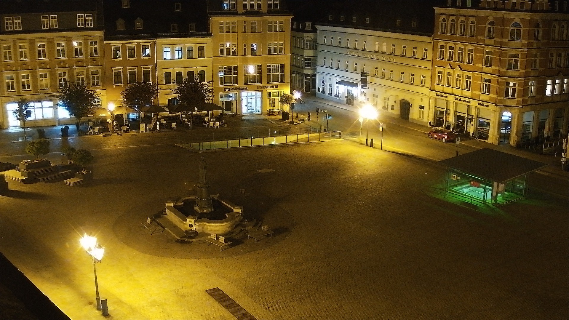 Archiv Foto Webcam Blick auf den Marktplatz Annaberg-Buchholz im Erzgebirge