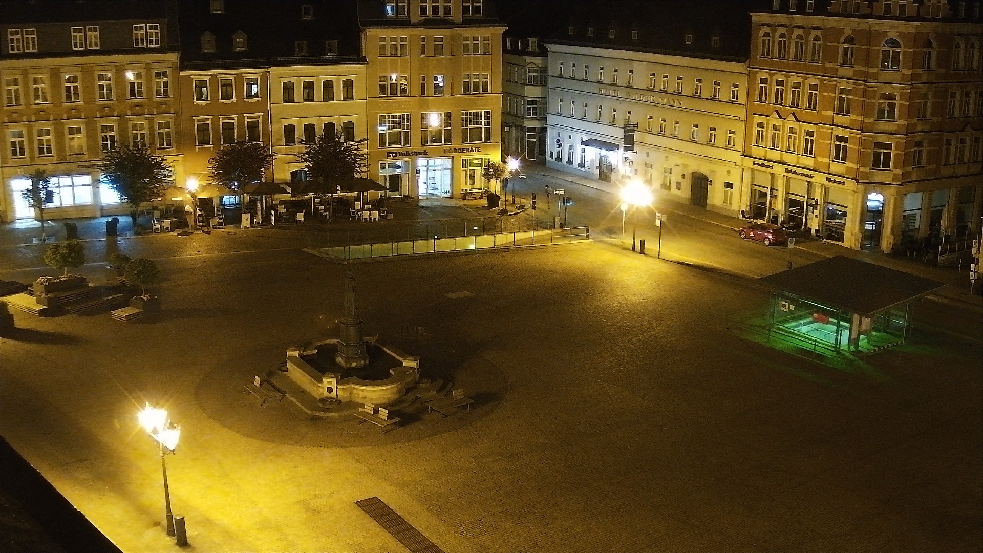 Archiv Foto Webcam Blick auf den Marktplatz Annaberg-Buchholz im Erzgebirge