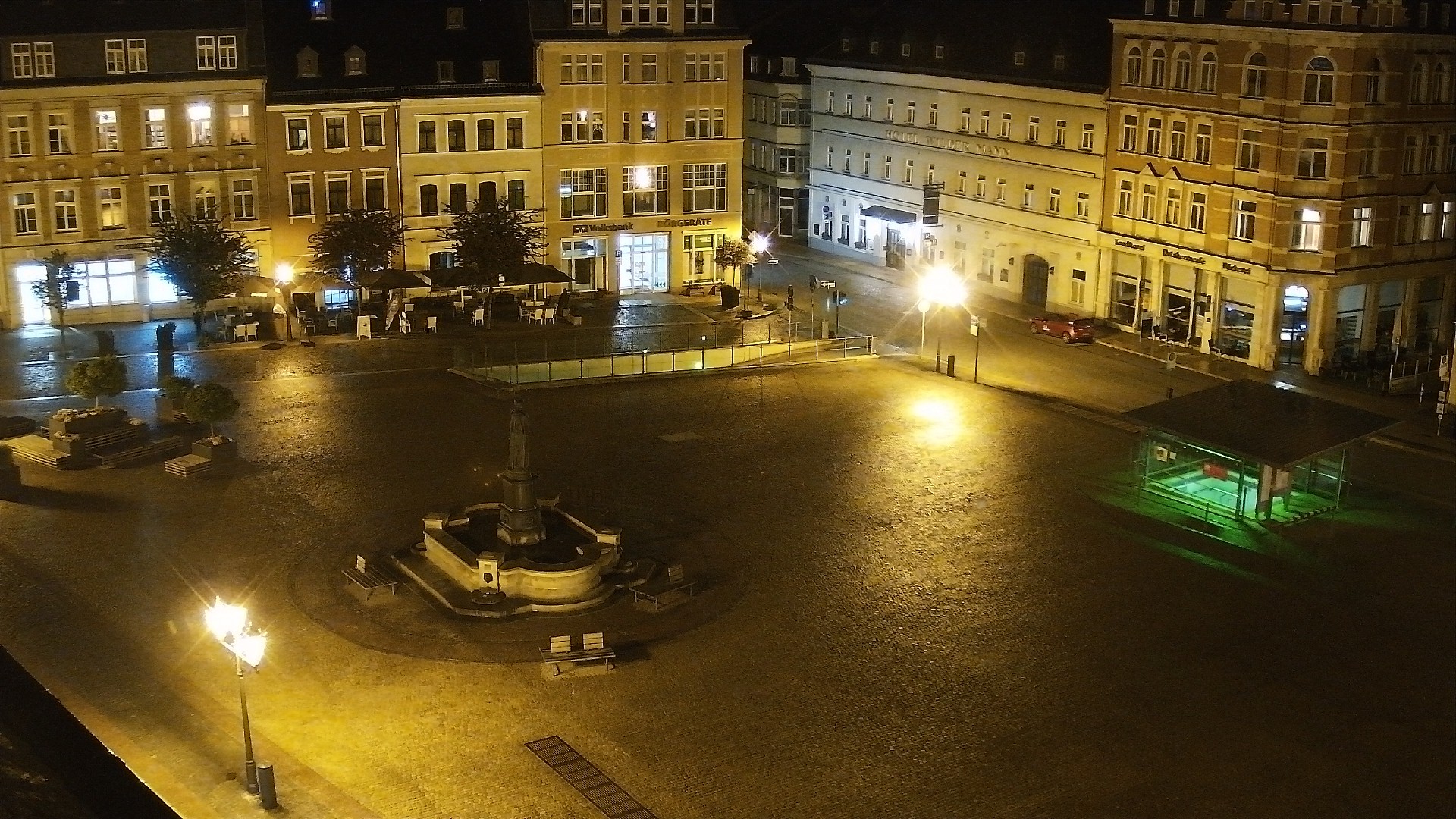 Archiv Foto Webcam Blick auf den Marktplatz Annaberg-Buchholz im Erzgebirge