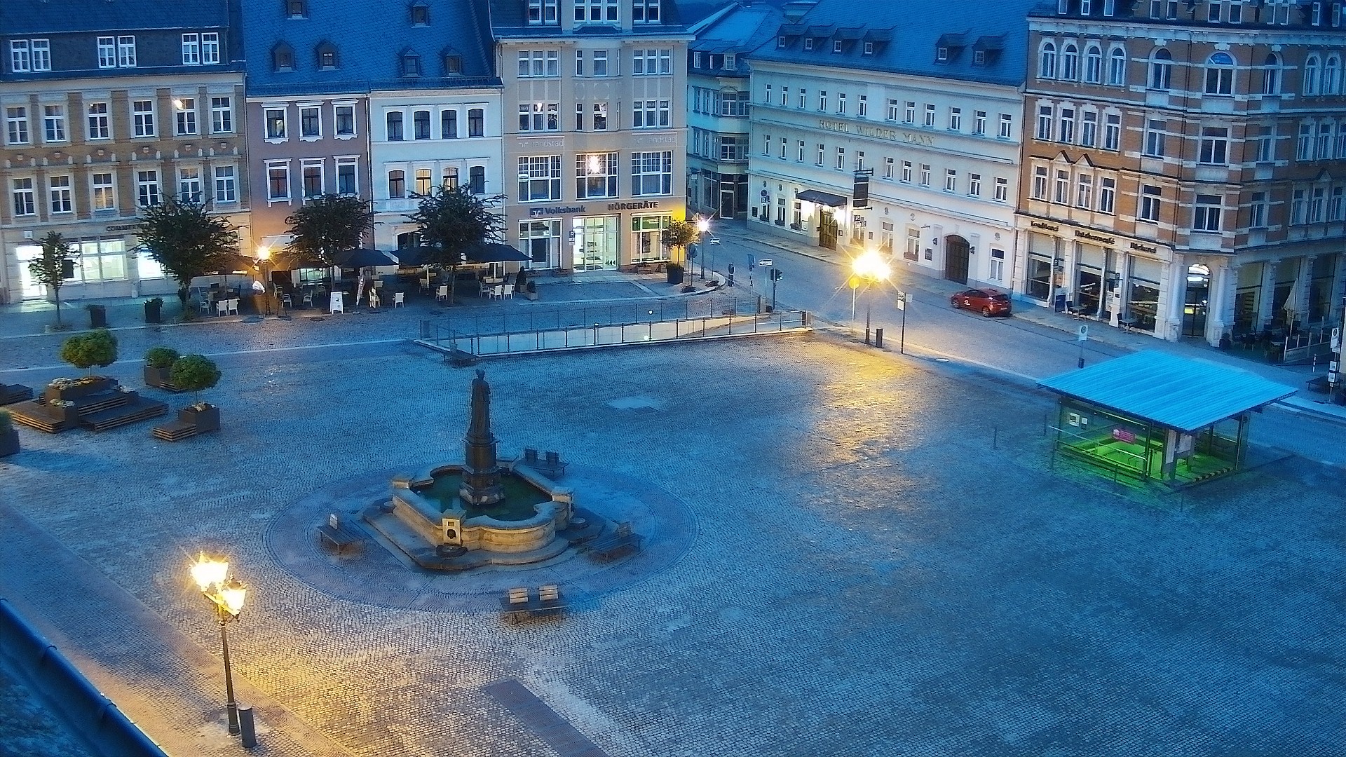 Archiv Foto Webcam Blick auf den Marktplatz Annaberg-Buchholz im Erzgebirge