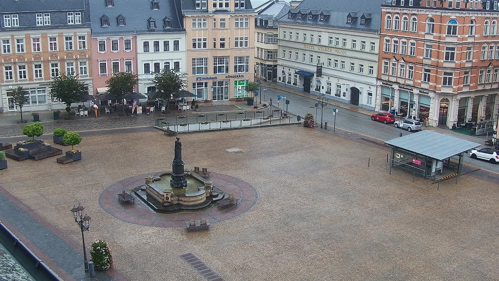 Archiv Foto Webcam Blick auf den Marktplatz Annaberg-Buchholz im Erzgebirge
