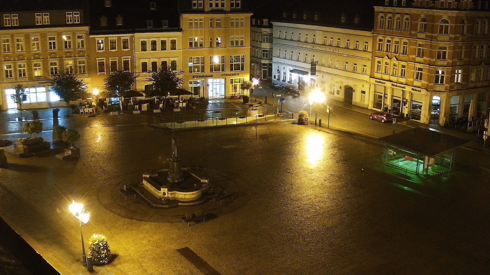 Archiv Foto Webcam Blick auf den Marktplatz Annaberg-Buchholz im Erzgebirge