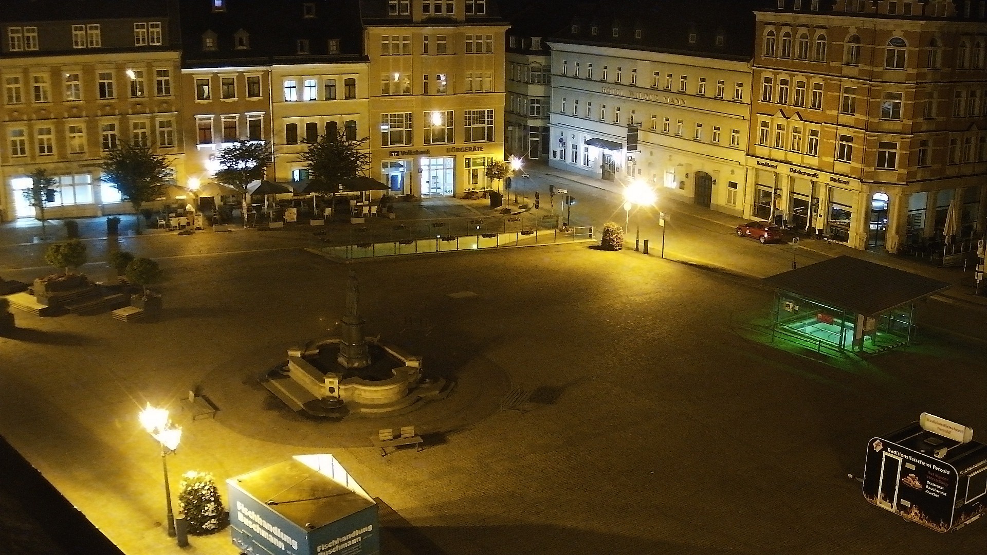 Archiv Foto Webcam Blick auf den Marktplatz Annaberg-Buchholz im Erzgebirge
