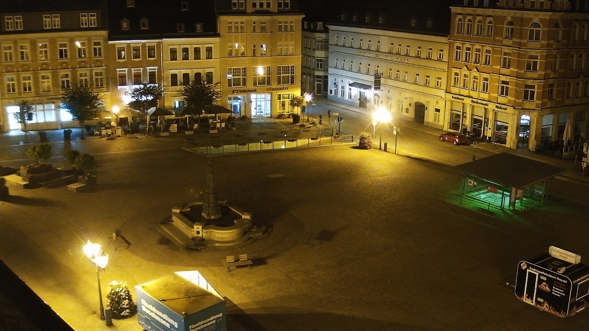 Archiv Foto Webcam Blick auf den Marktplatz Annaberg-Buchholz im Erzgebirge