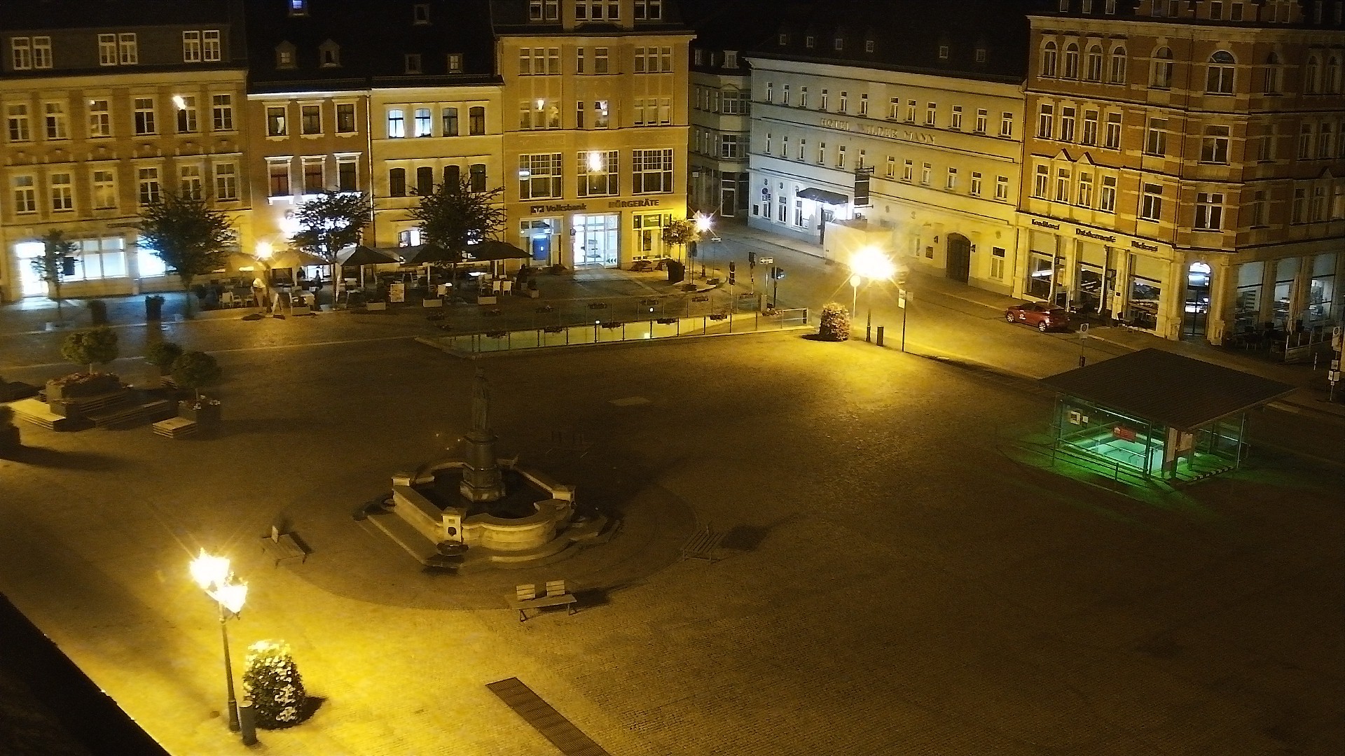 Archived image Webcam Market Square of Annaberg-Buchholz