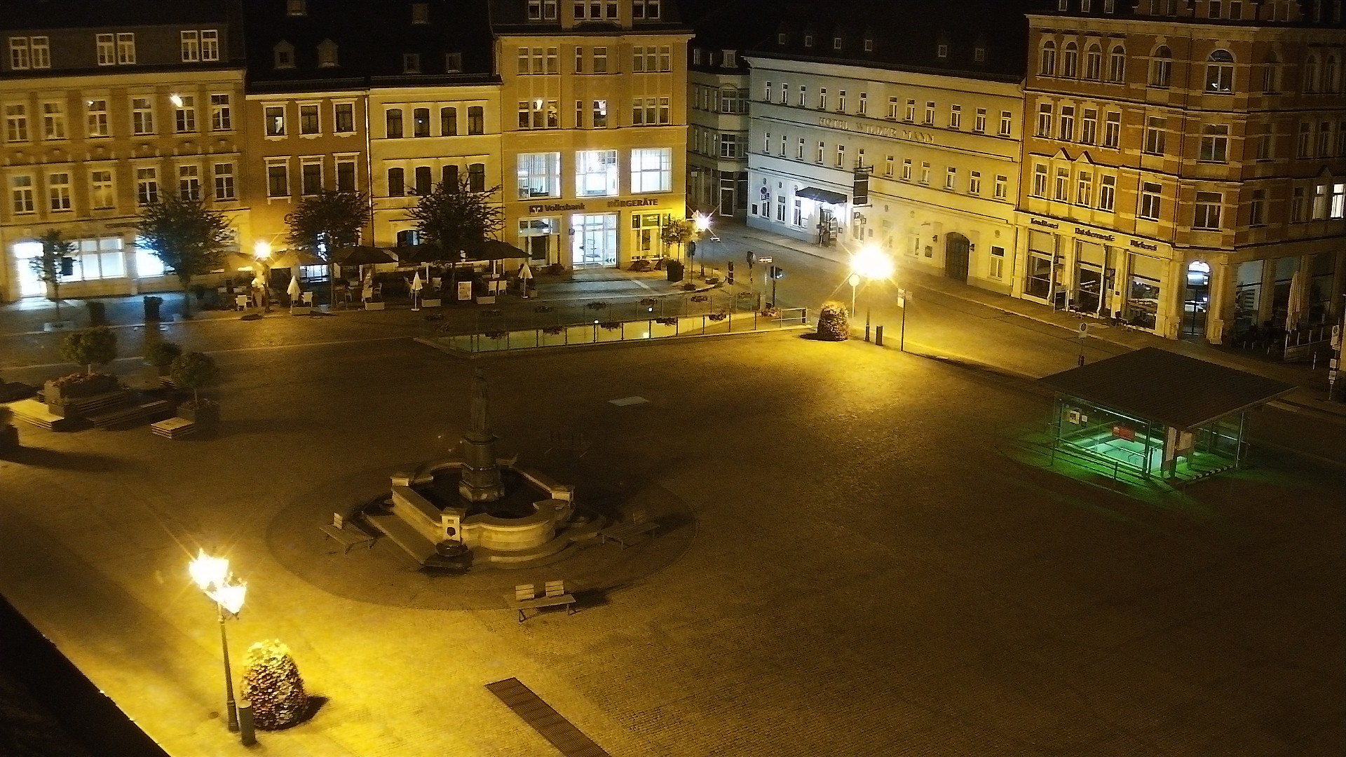 Archiv Foto Webcam Blick auf den Marktplatz Annaberg-Buchholz im Erzgebirge