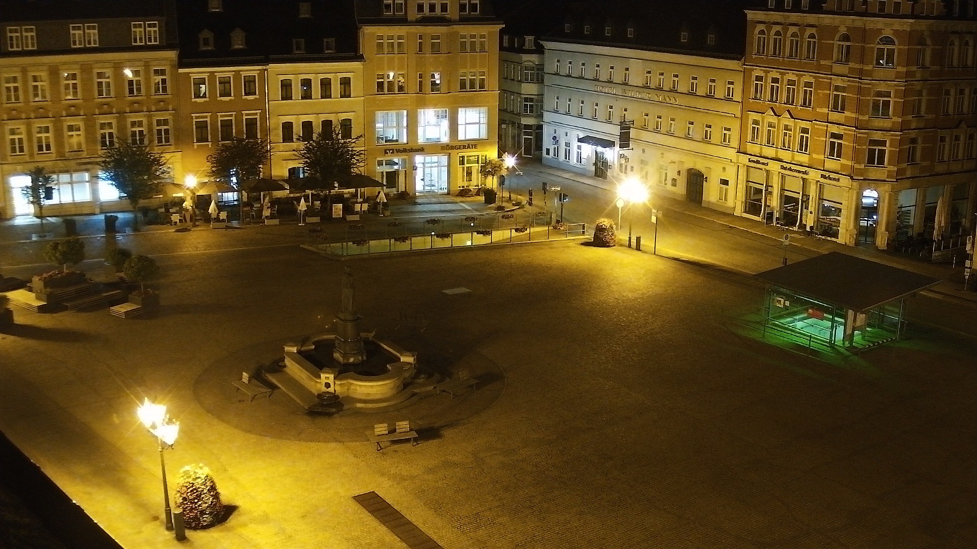 Archiv Foto Webcam Blick auf den Marktplatz Annaberg-Buchholz im Erzgebirge