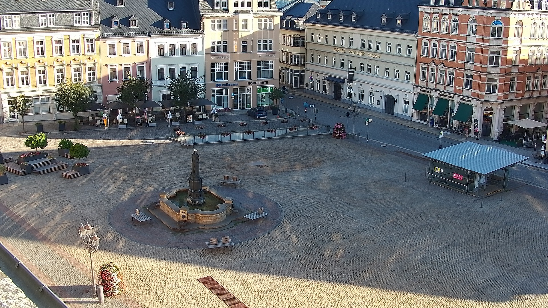 Archiv Foto Webcam Blick auf den Marktplatz Annaberg-Buchholz im Erzgebirge