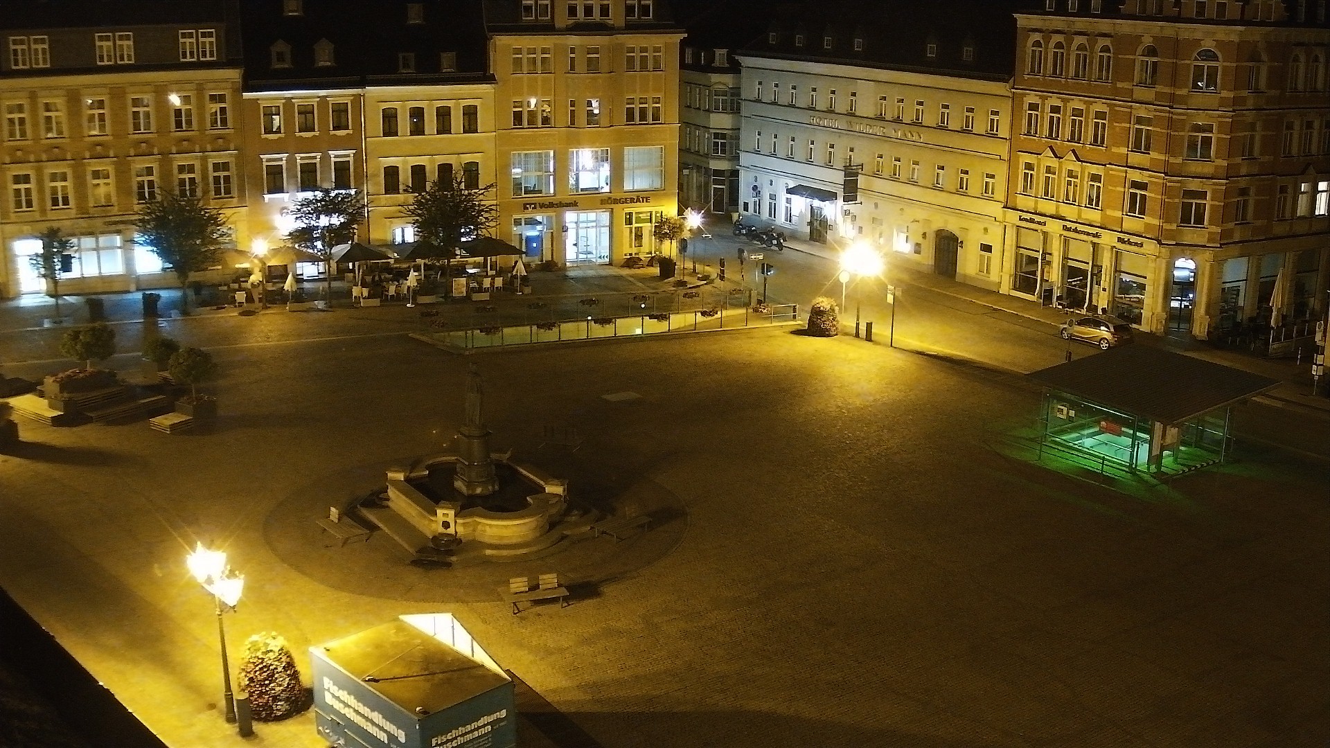 Archived image Webcam Market Square of Annaberg-Buchholz