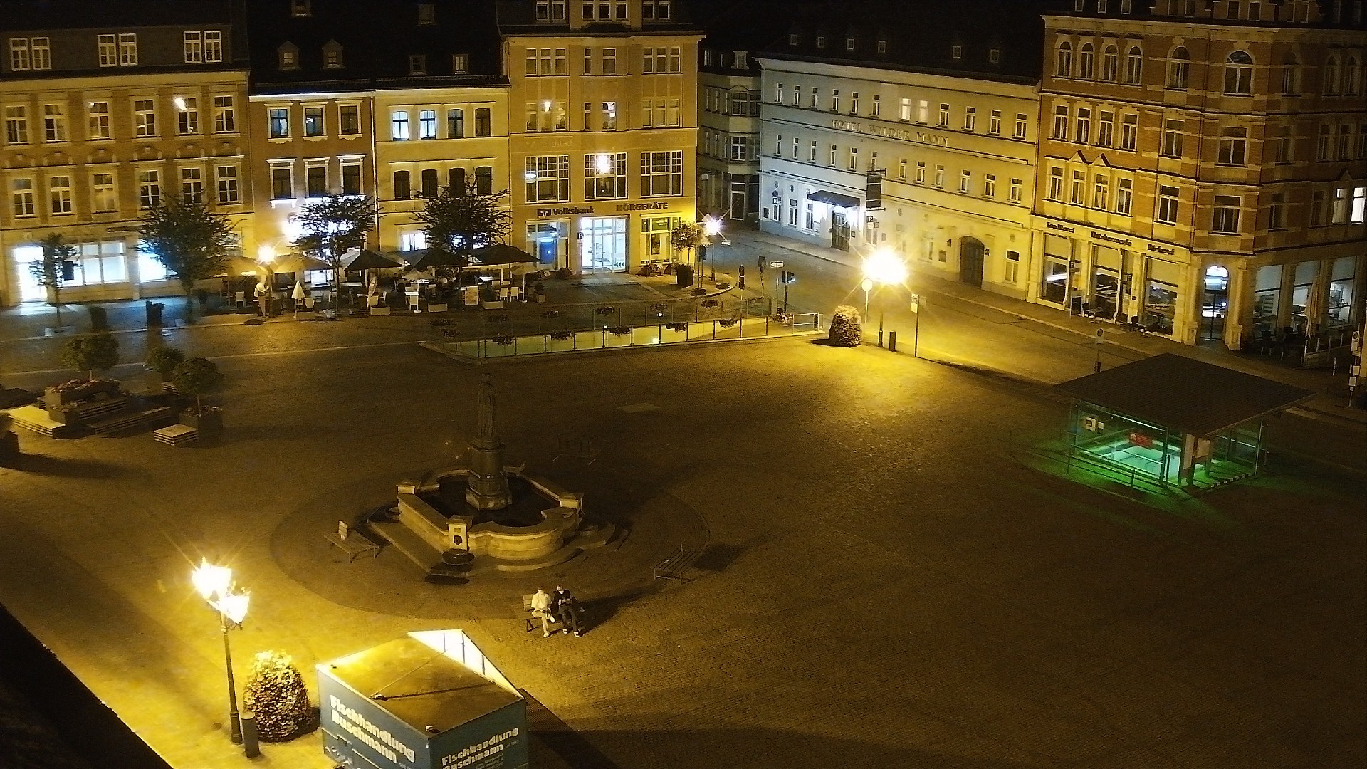Archiv Foto Webcam Blick auf den Marktplatz Annaberg-Buchholz im Erzgebirge