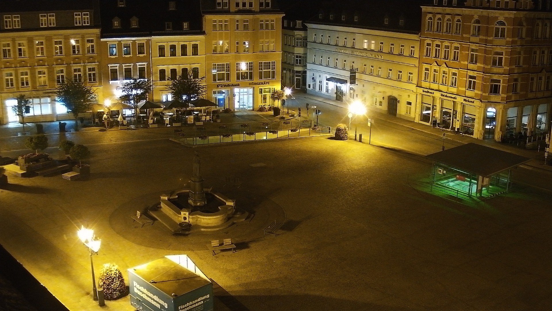 Archiv Foto Webcam Blick auf den Marktplatz Annaberg-Buchholz im Erzgebirge