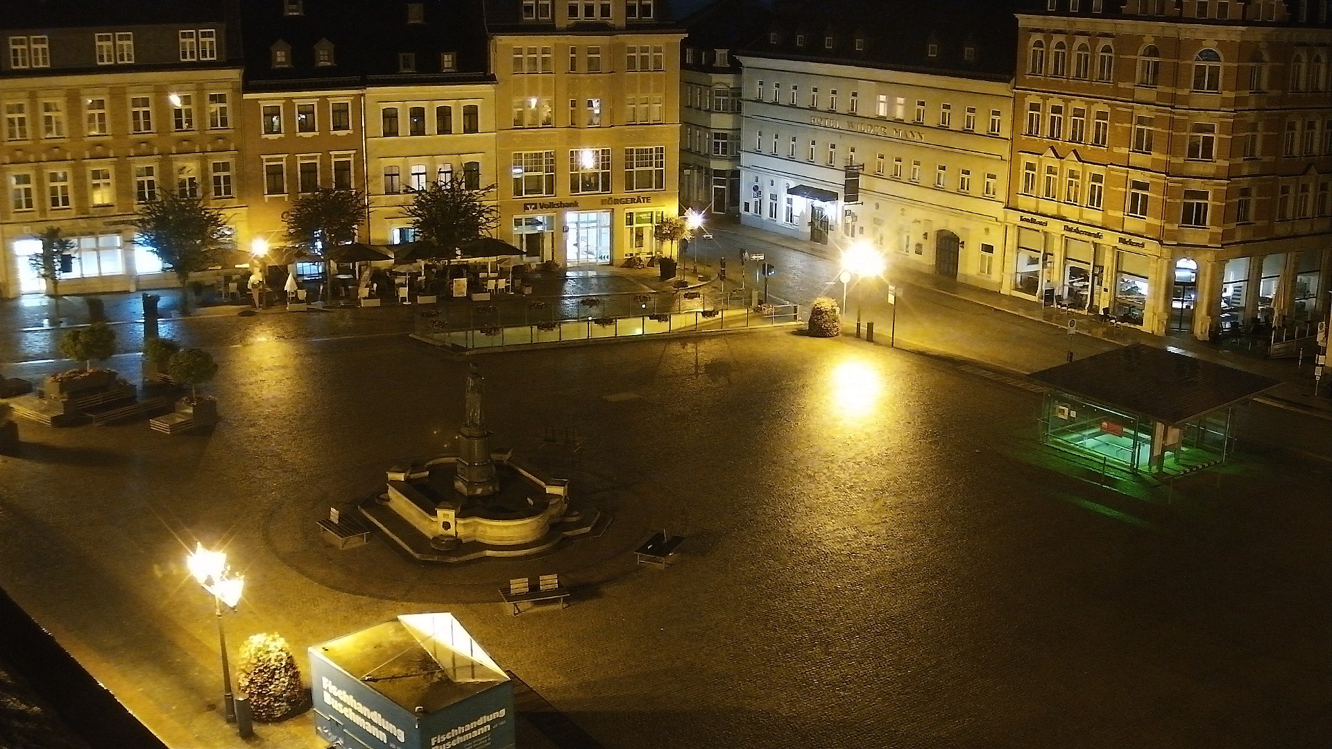 Archiv Foto Webcam Blick auf den Marktplatz Annaberg-Buchholz im Erzgebirge