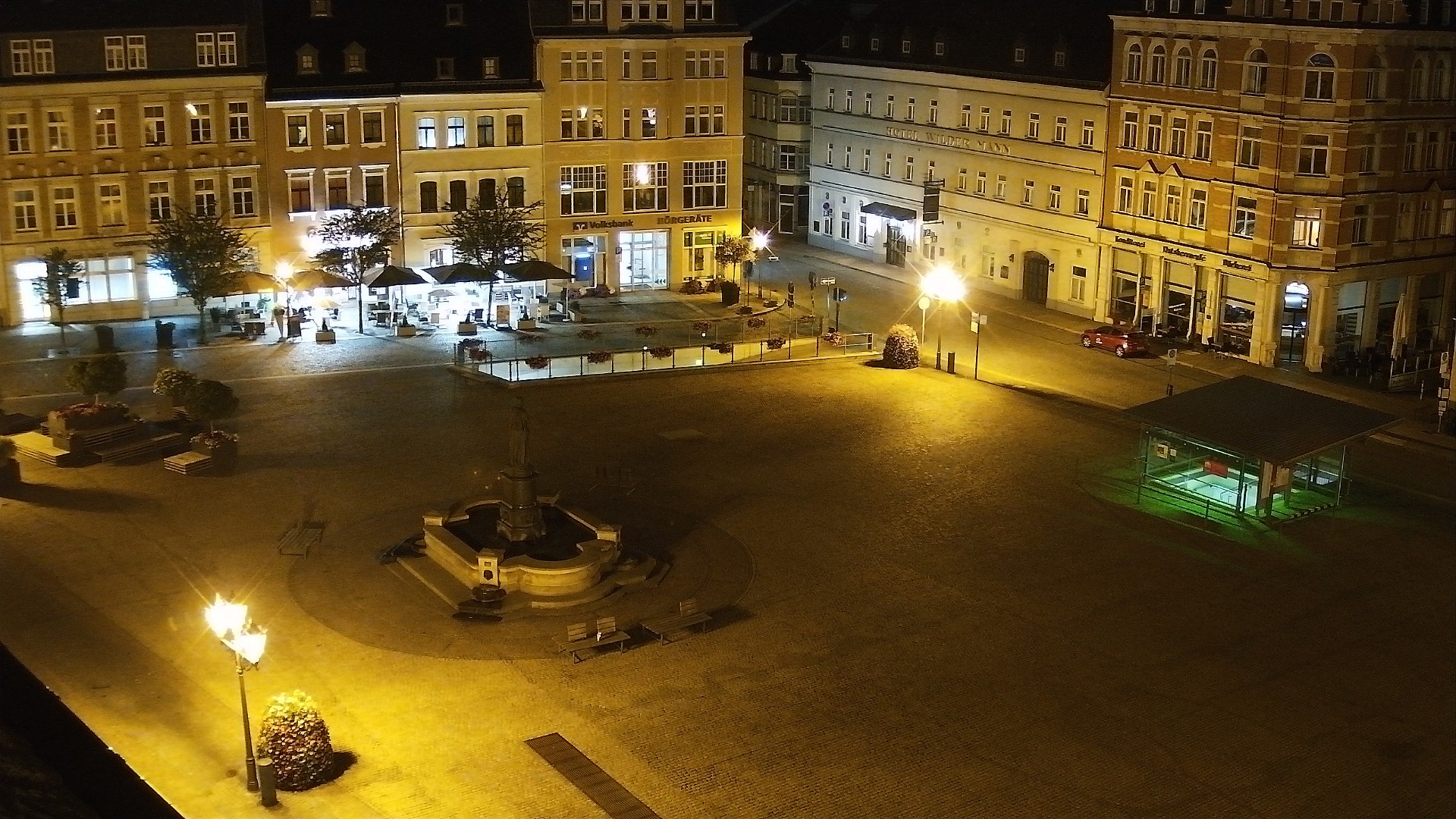 Archiv Foto Webcam Blick auf den Marktplatz Annaberg-Buchholz im Erzgebirge