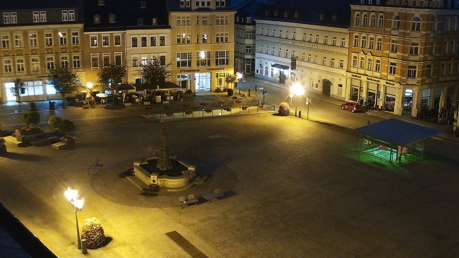 Archiv Foto Webcam Blick auf den Marktplatz Annaberg-Buchholz im Erzgebirge