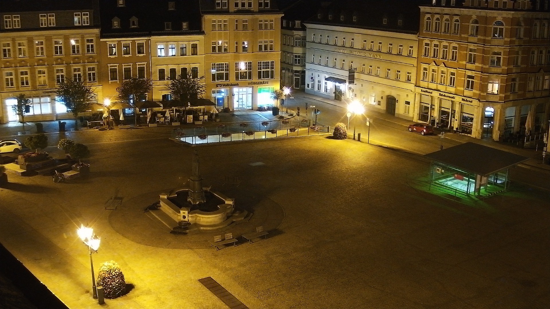Archiv Foto Webcam Blick auf den Marktplatz Annaberg-Buchholz im Erzgebirge
