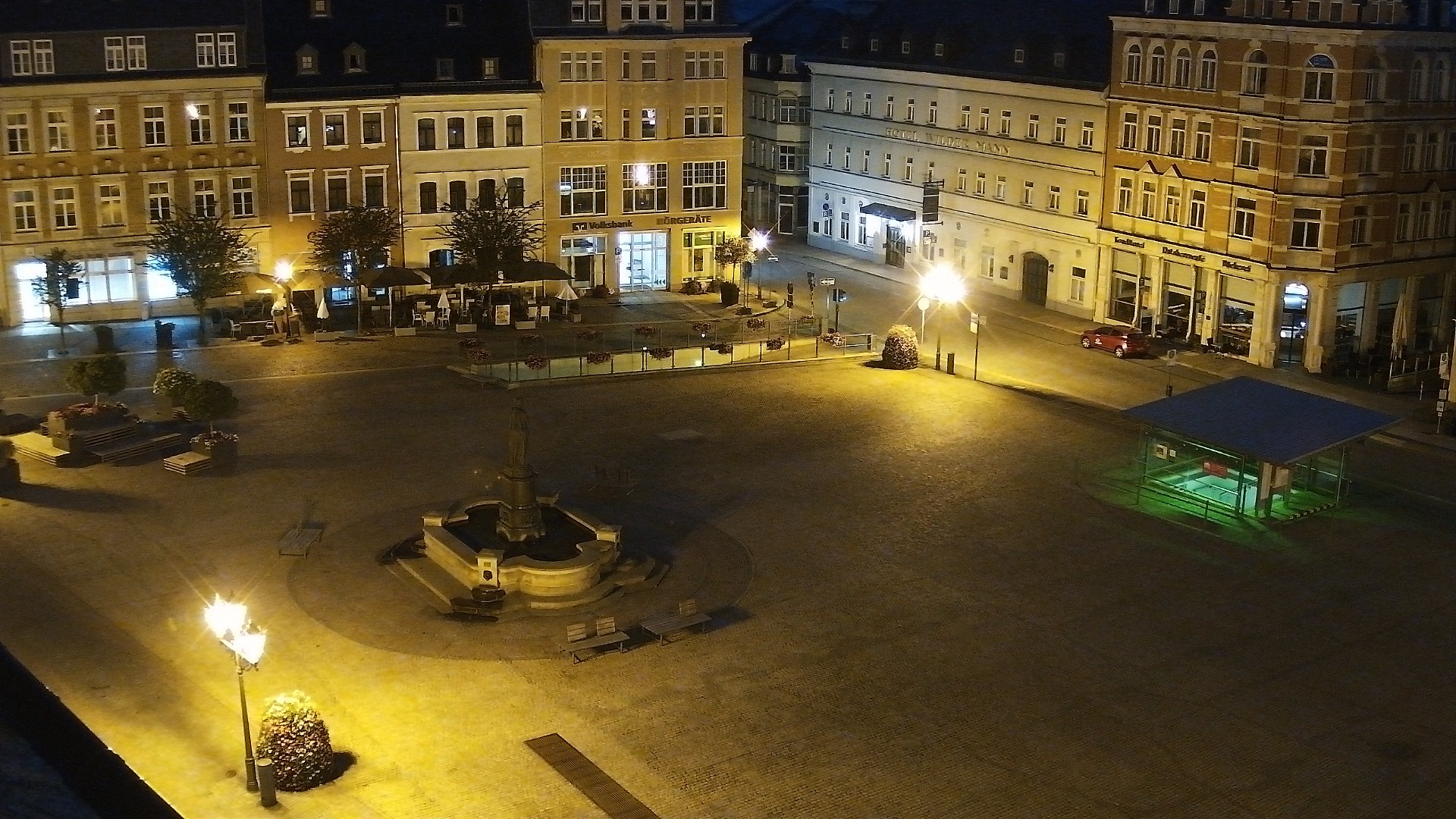 Archiv Foto Webcam Blick auf den Marktplatz Annaberg-Buchholz im Erzgebirge