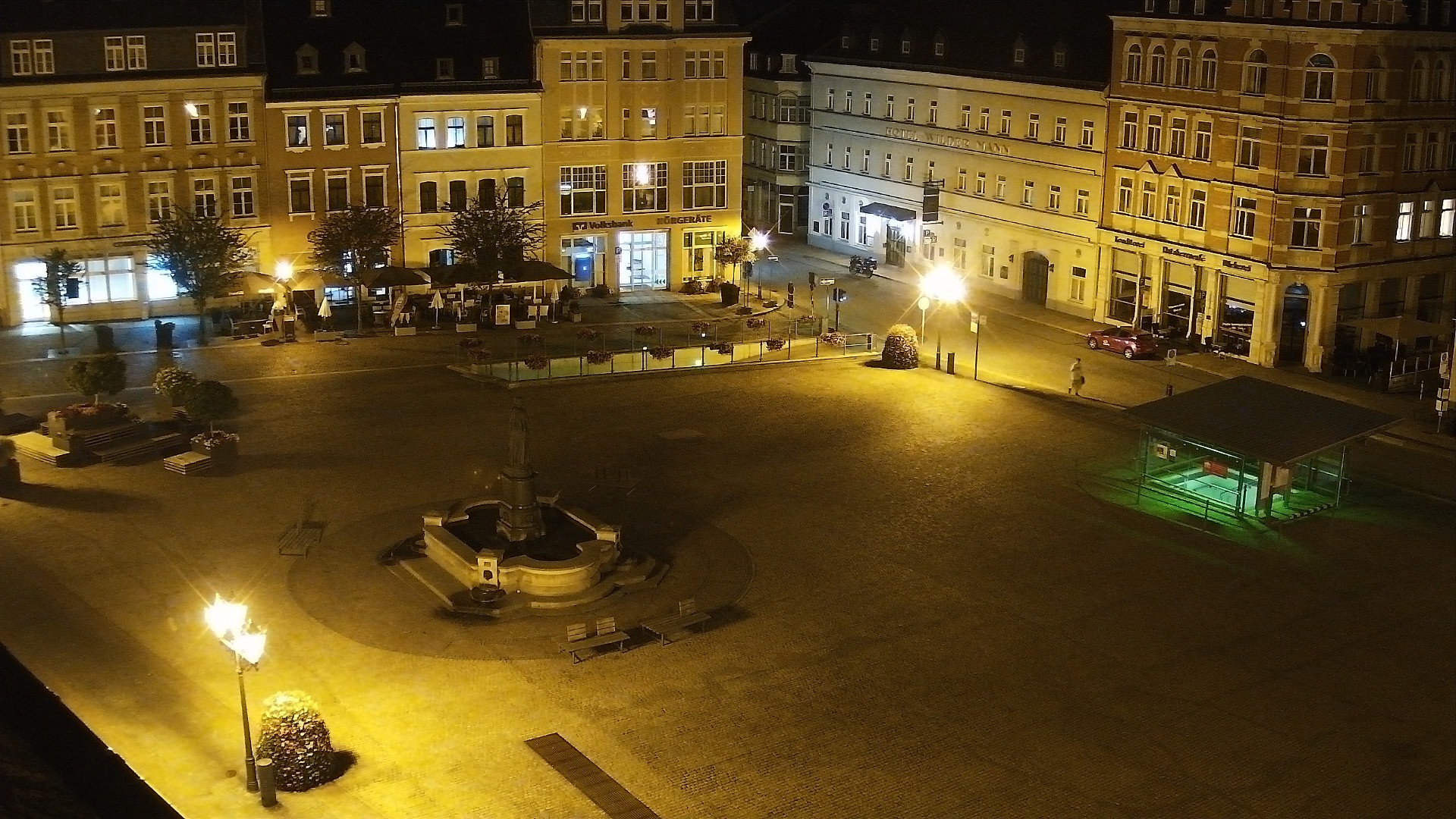 Archiv Foto Webcam Blick auf den Marktplatz Annaberg-Buchholz im Erzgebirge