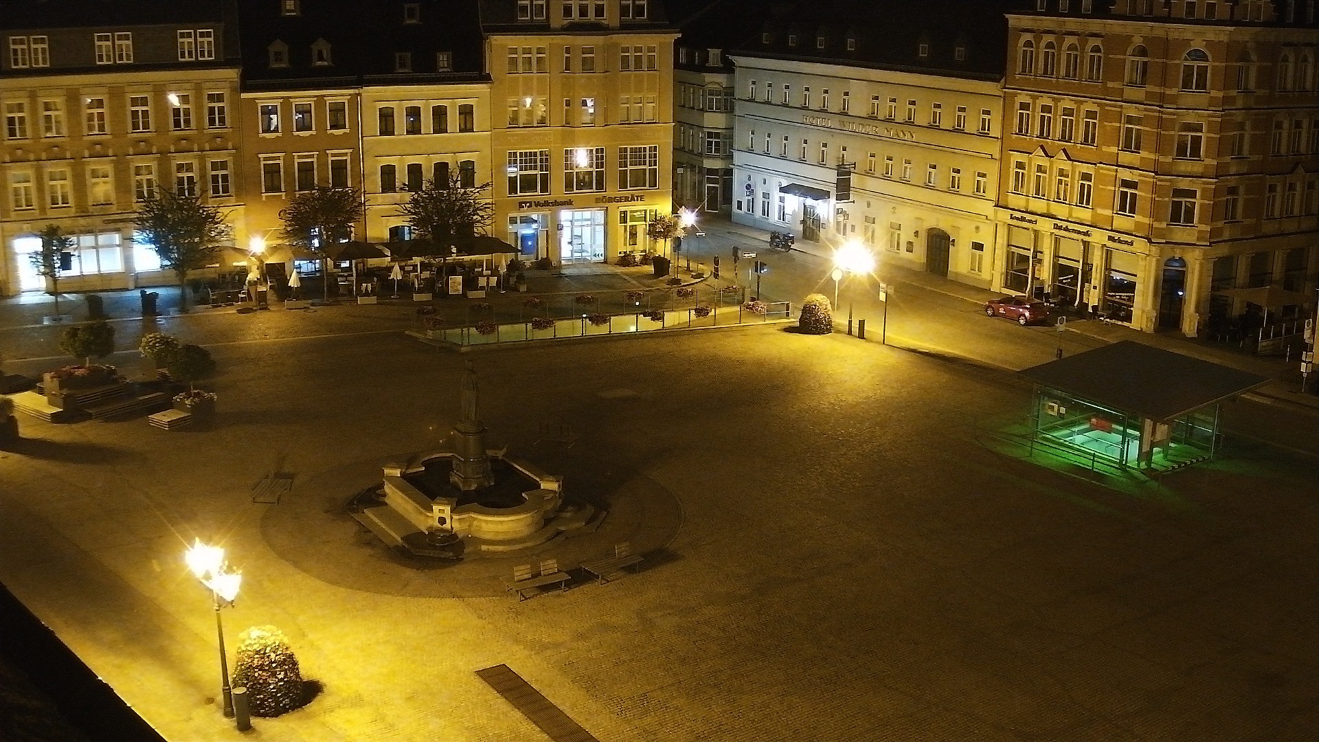 Archiv Foto Webcam Blick auf den Marktplatz Annaberg-Buchholz im Erzgebirge