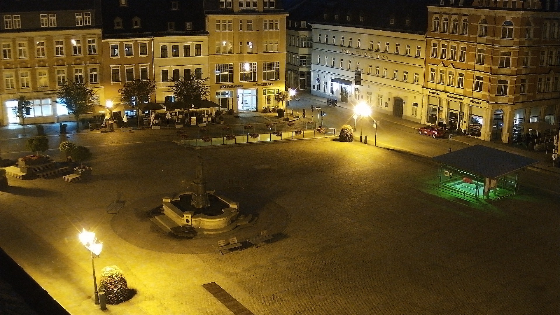 Archiv Foto Webcam Blick auf den Marktplatz Annaberg-Buchholz im Erzgebirge