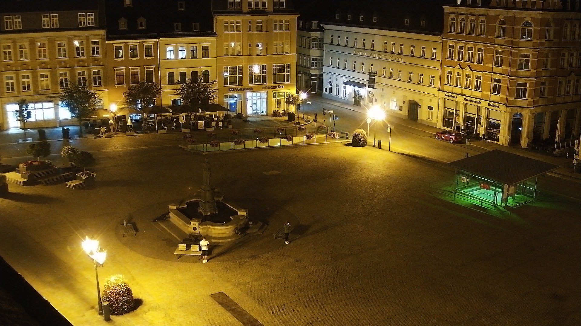 Archived image Webcam Market Square of Annaberg-Buchholz