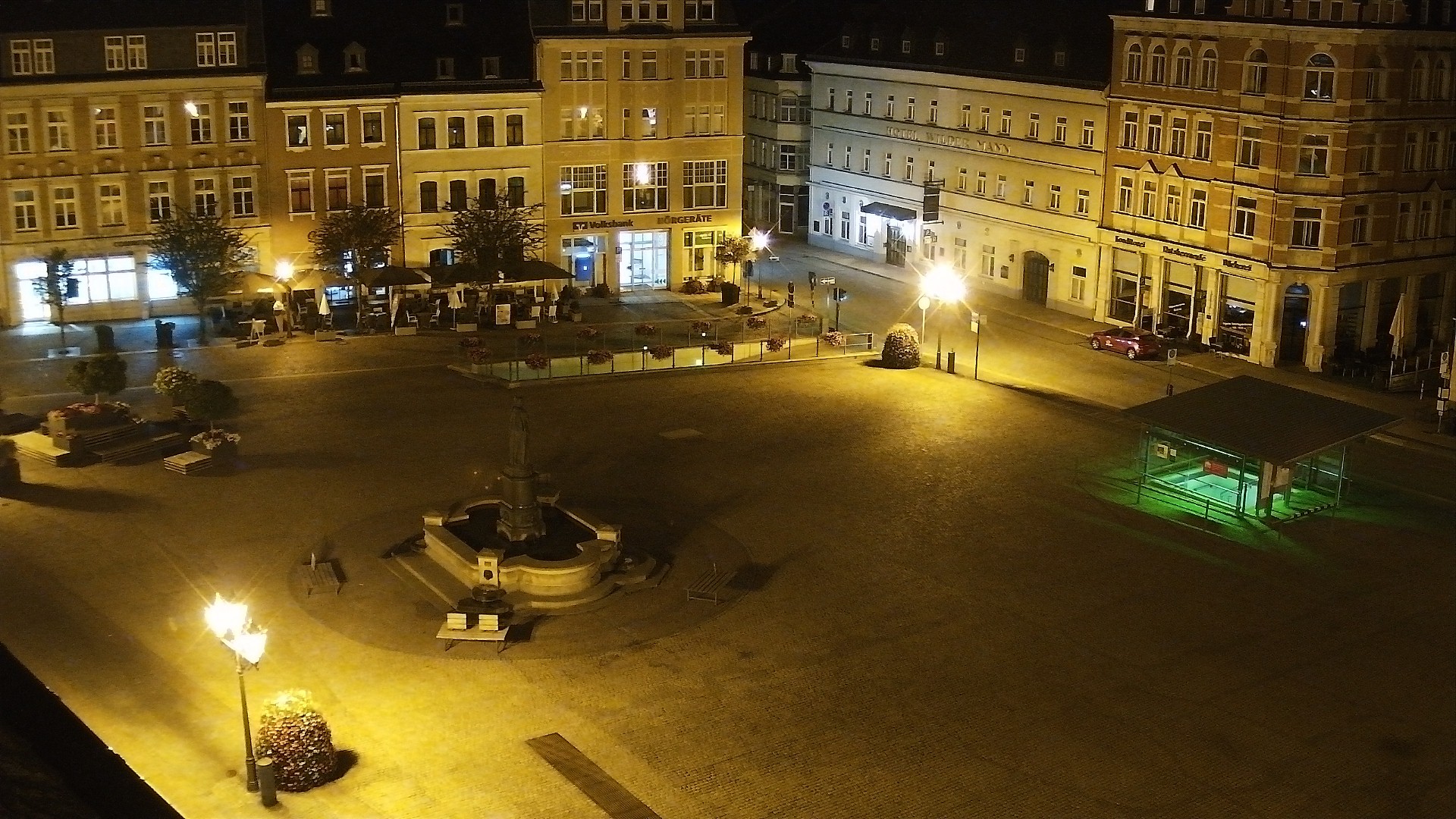 Archived image Webcam Market Square of Annaberg-Buchholz