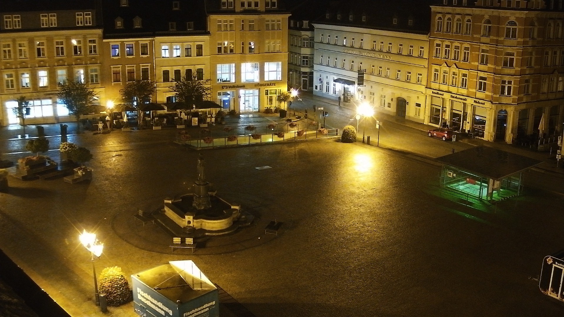Archiv Foto Webcam Blick auf den Marktplatz Annaberg-Buchholz im Erzgebirge