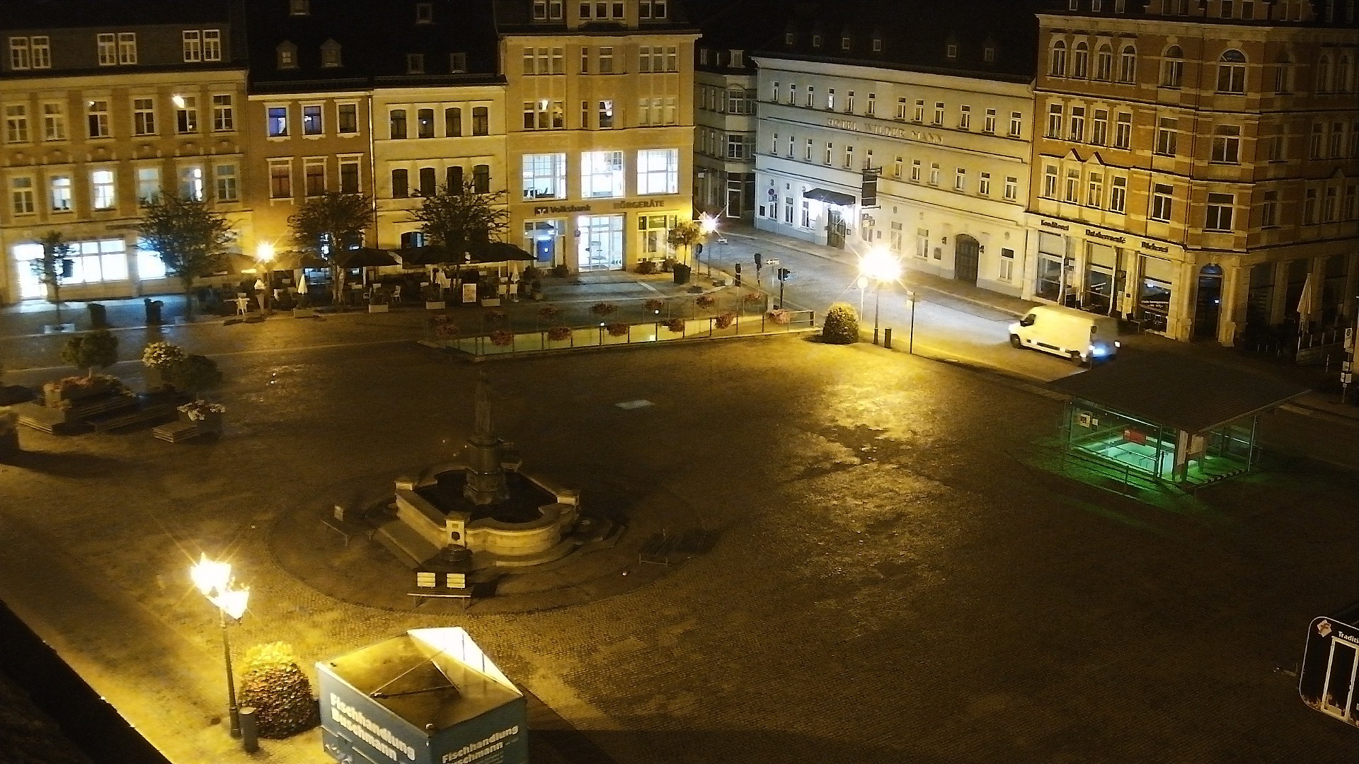 Archiv Foto Webcam Blick auf den Marktplatz Annaberg-Buchholz im Erzgebirge
