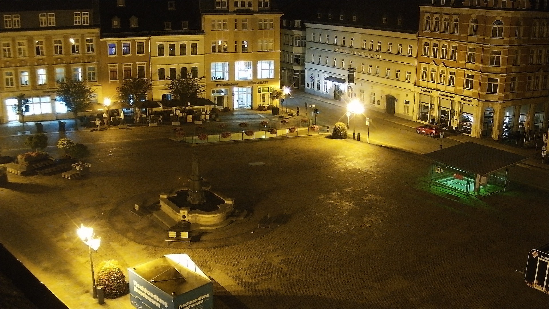 Archiv Foto Webcam Blick auf den Marktplatz Annaberg-Buchholz im Erzgebirge