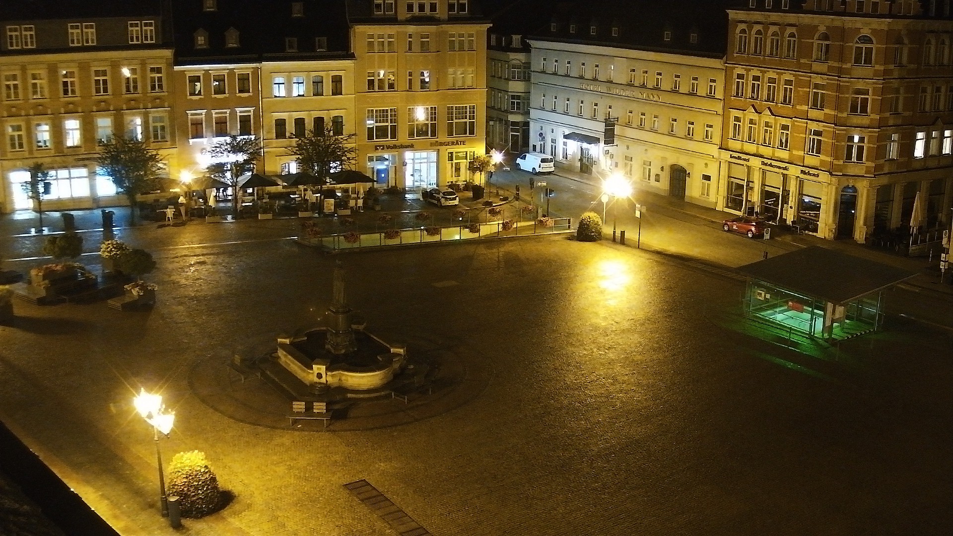 Archiv Foto Webcam Blick auf den Marktplatz Annaberg-Buchholz im Erzgebirge