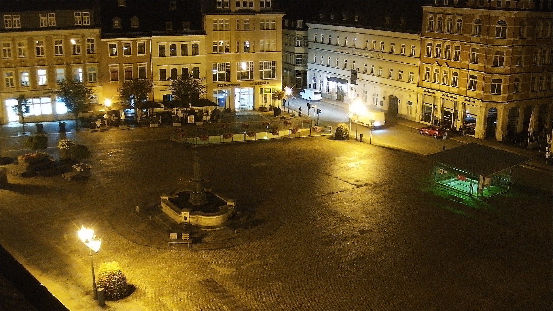 Archiv Foto Webcam Blick auf den Marktplatz Annaberg-Buchholz im Erzgebirge