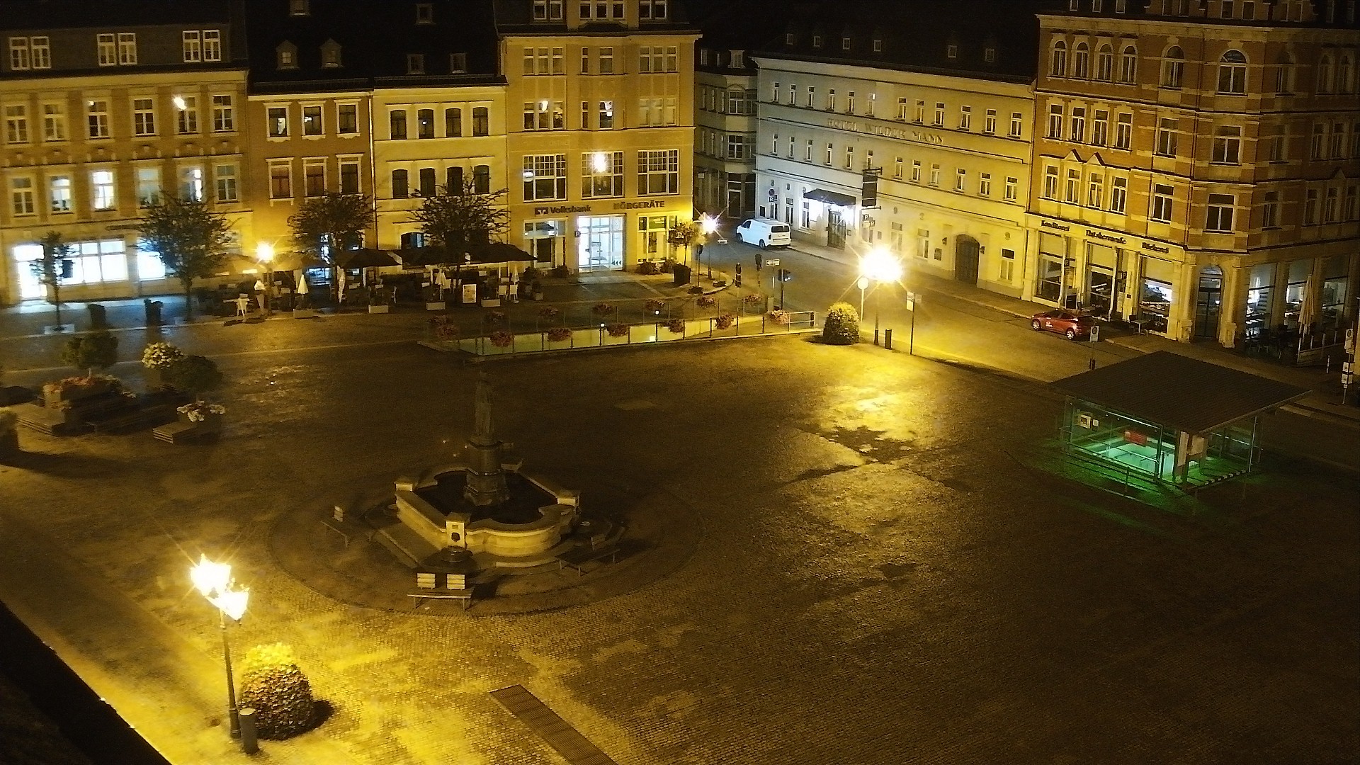 Archiv Foto Webcam Blick auf den Marktplatz Annaberg-Buchholz im Erzgebirge