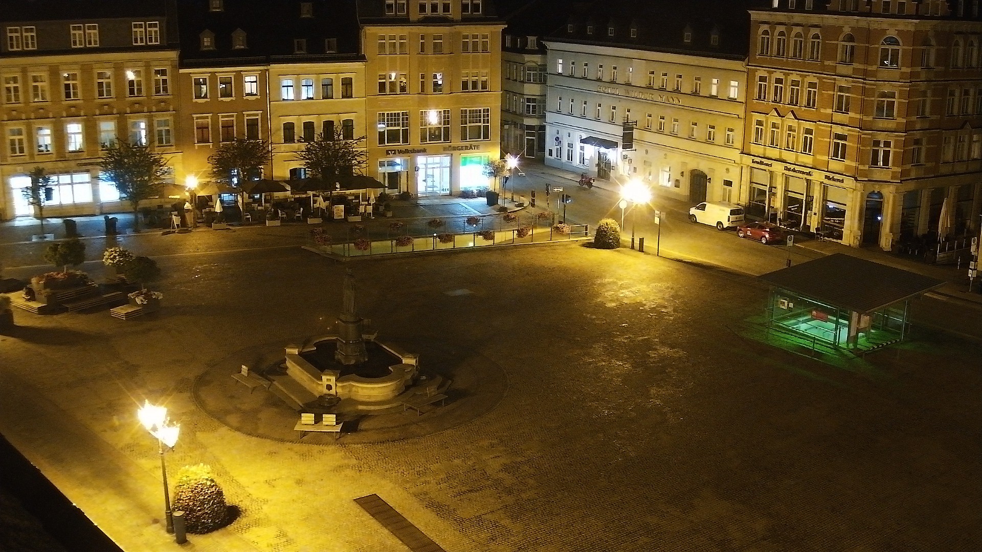 Archiv Foto Webcam Blick auf den Marktplatz Annaberg-Buchholz im Erzgebirge