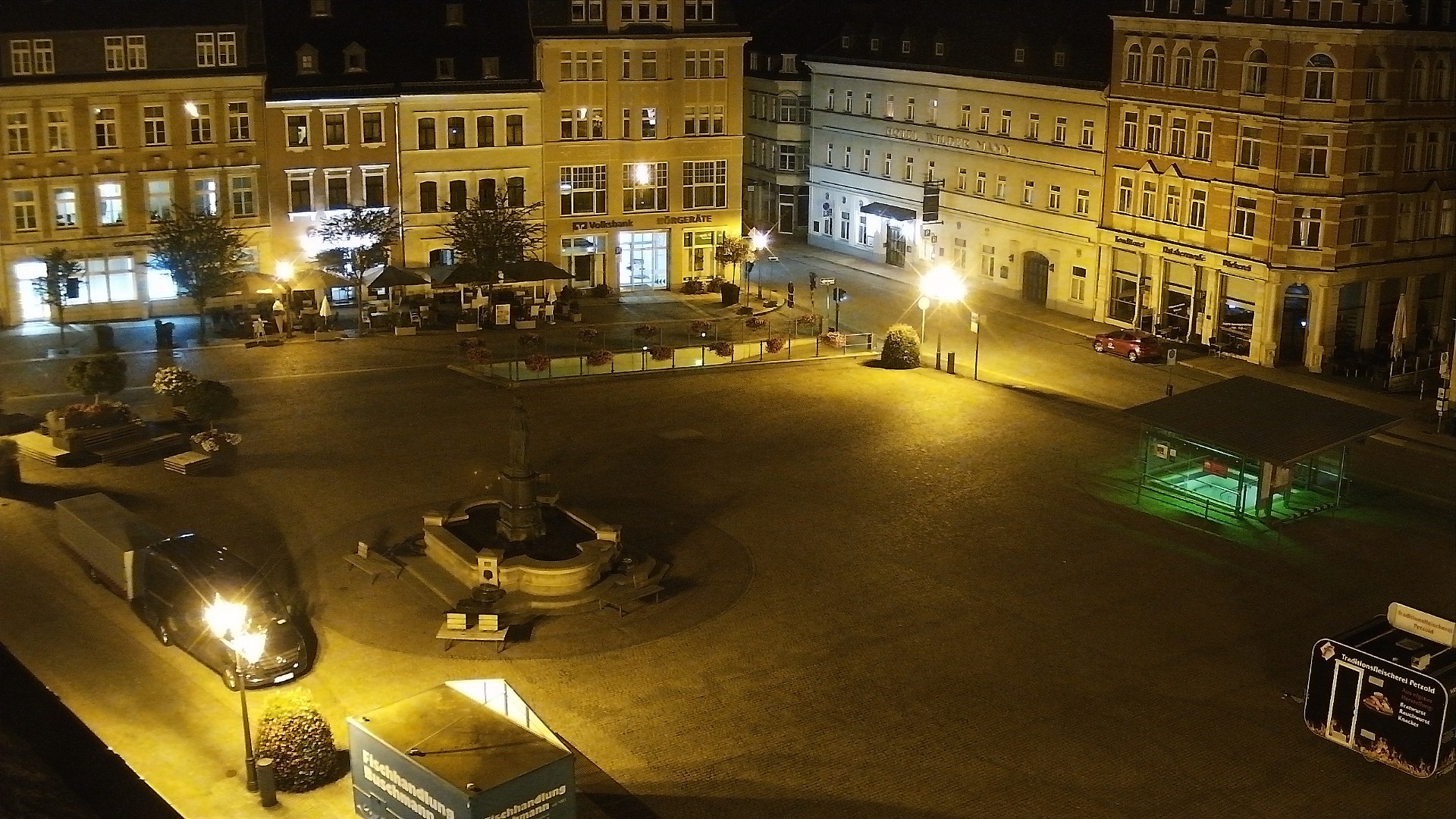 Archived image Webcam Market Square of Annaberg-Buchholz