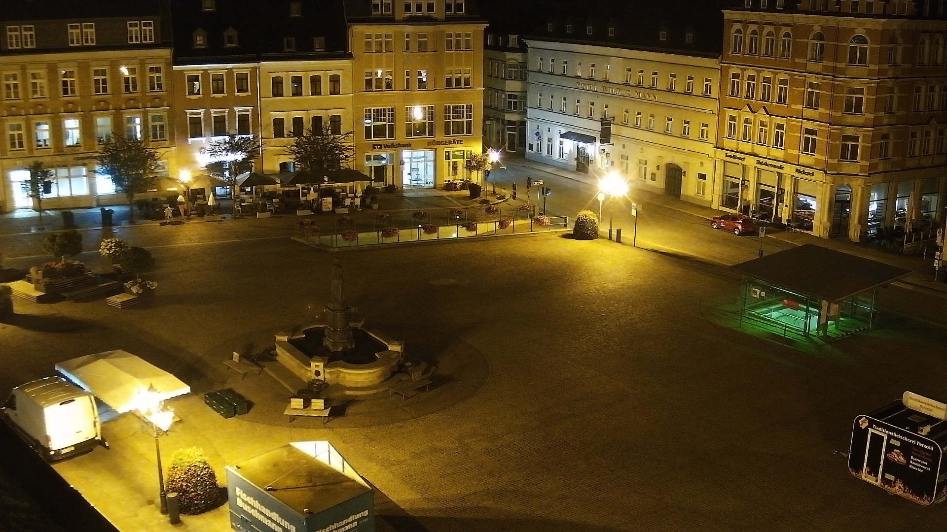 Archived image Webcam Market Square of Annaberg-Buchholz