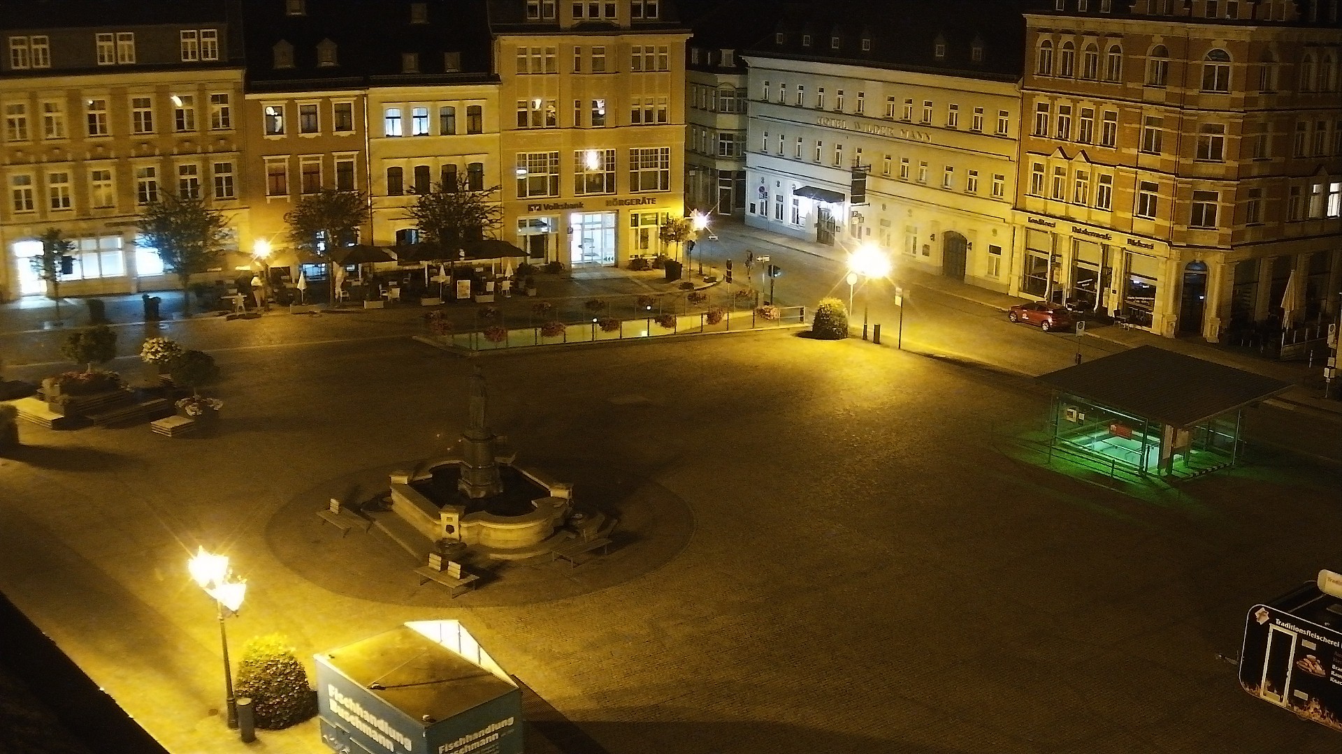 Archiv Foto Webcam Blick auf den Marktplatz Annaberg-Buchholz im Erzgebirge