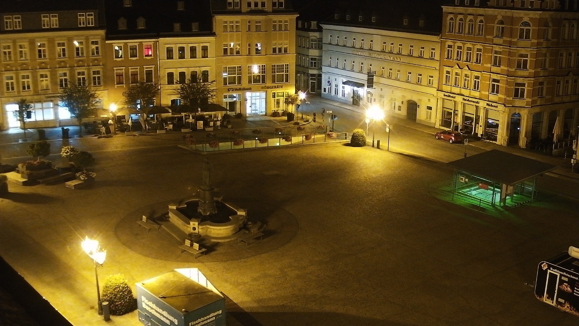 Archiv Foto Webcam Blick auf den Marktplatz Annaberg-Buchholz im Erzgebirge