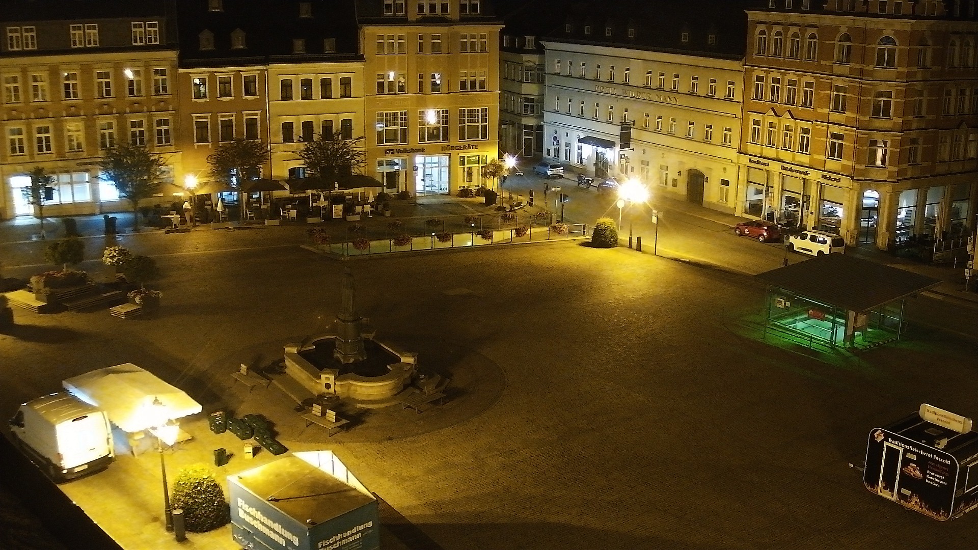 Archived image Webcam Market Square of Annaberg-Buchholz