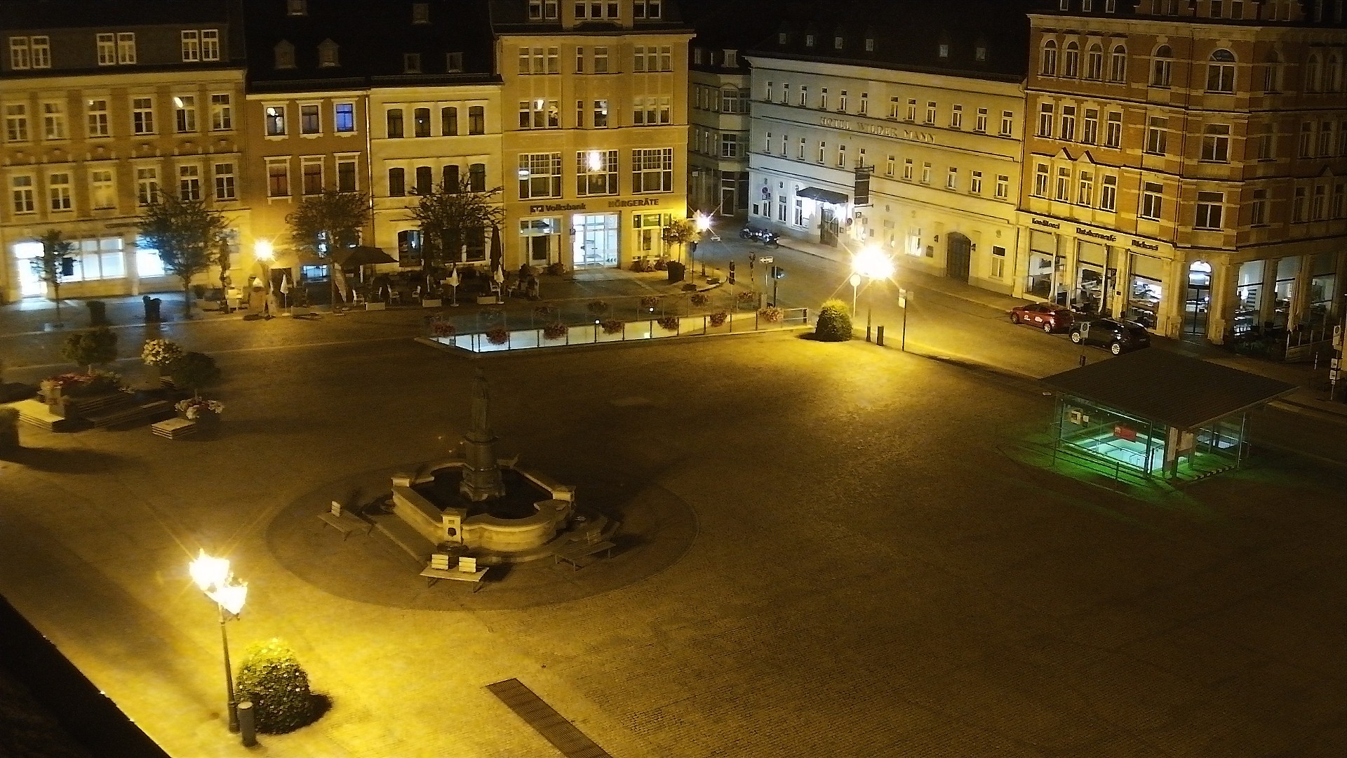 Archiv Foto Webcam Blick auf den Marktplatz Annaberg-Buchholz im Erzgebirge