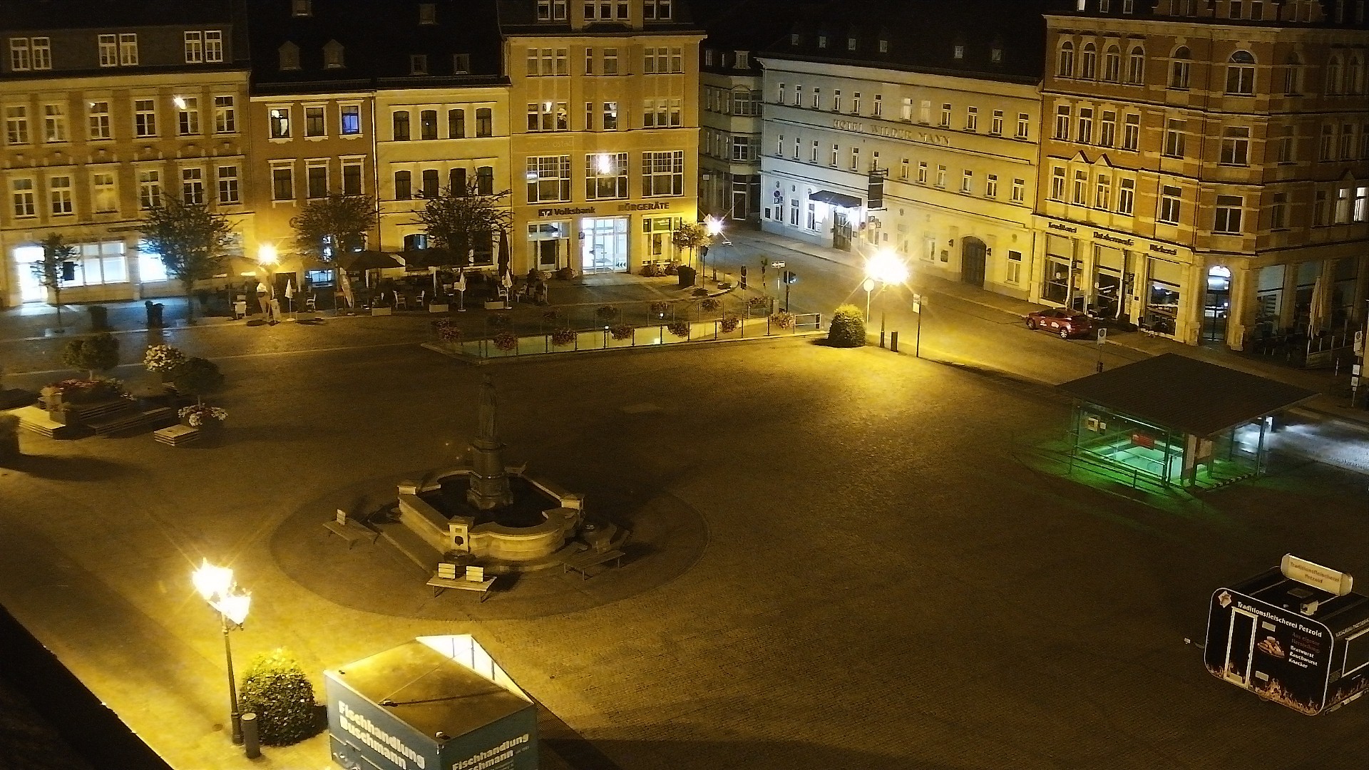 Archiv Foto Webcam Blick auf den Marktplatz Annaberg-Buchholz im Erzgebirge