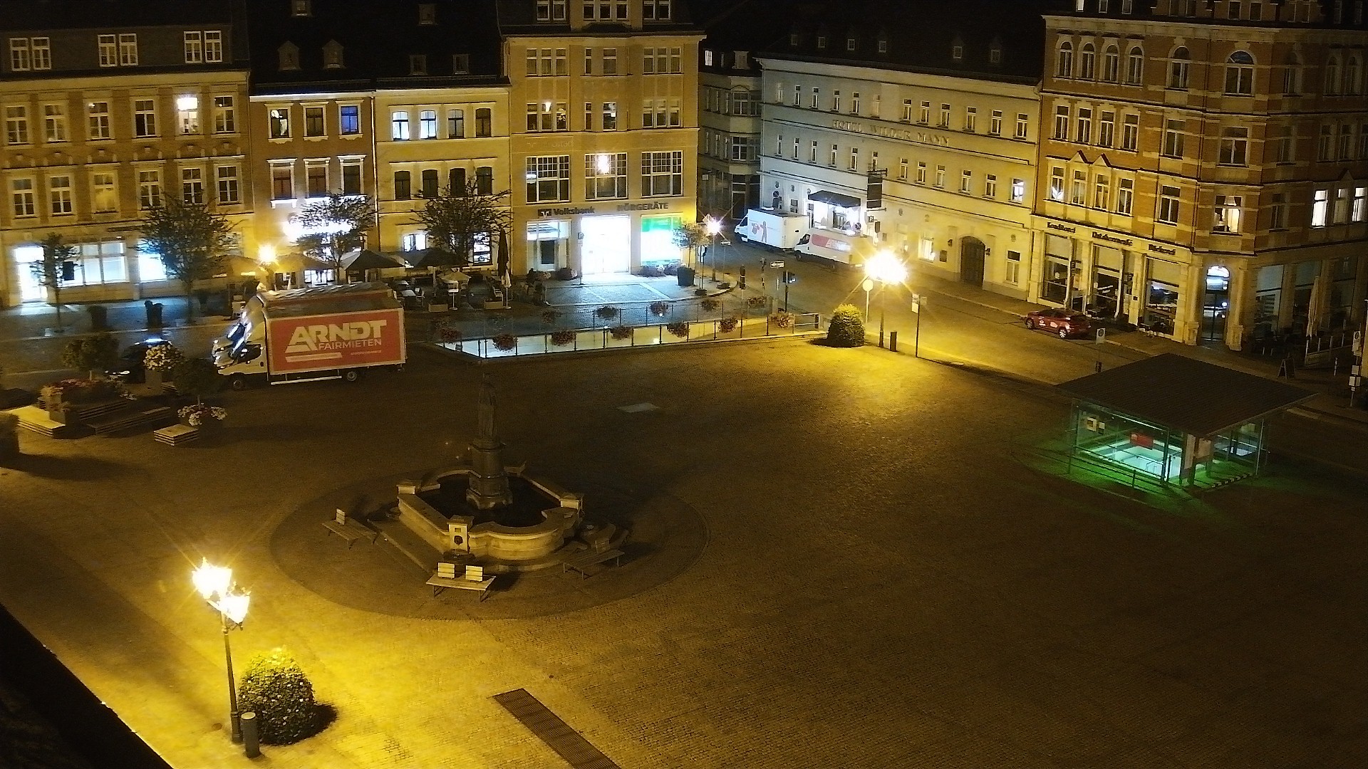 Archiv Foto Webcam Blick auf den Marktplatz Annaberg-Buchholz im Erzgebirge