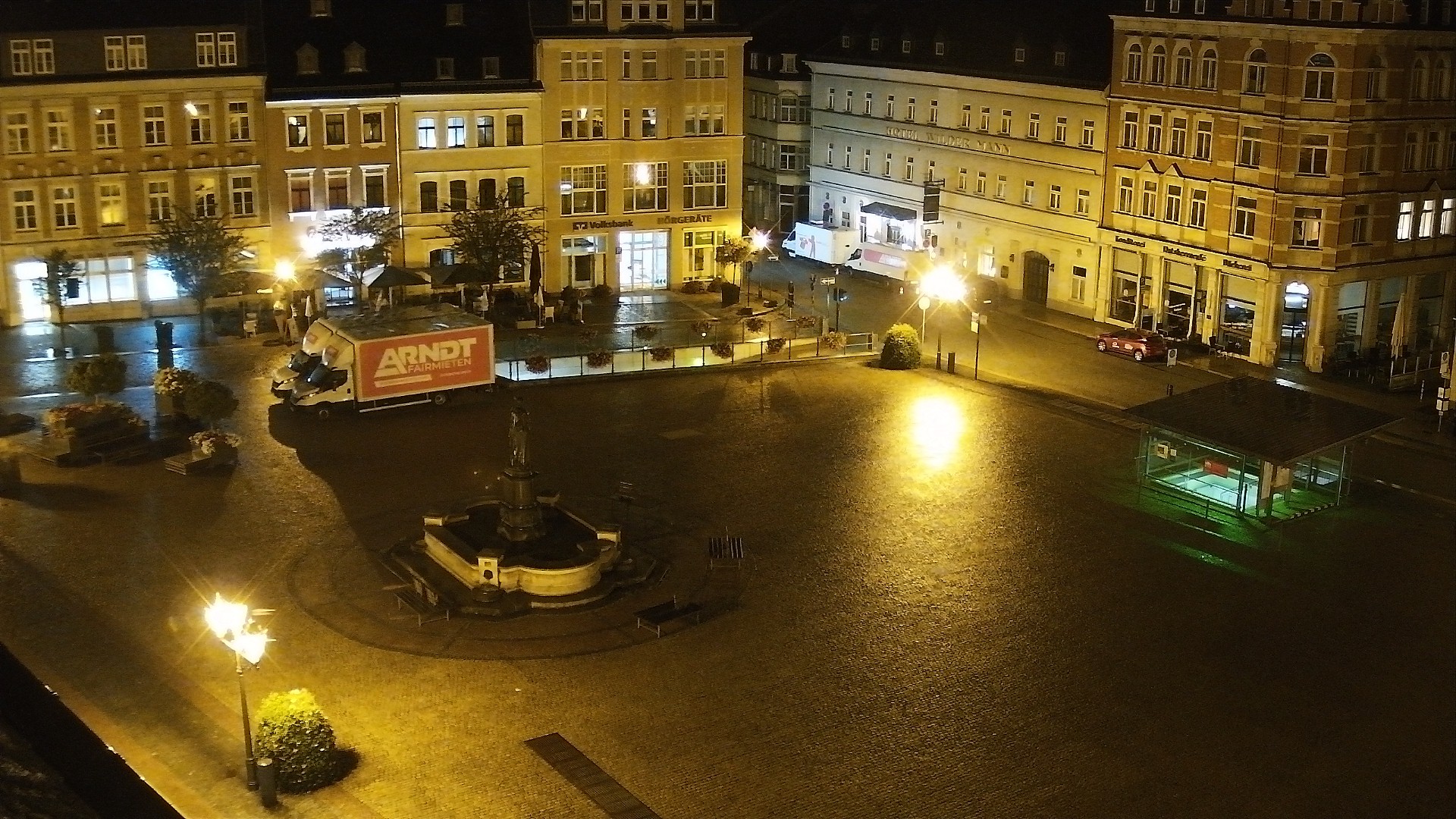Archiv Foto Webcam Blick auf den Marktplatz Annaberg-Buchholz im Erzgebirge