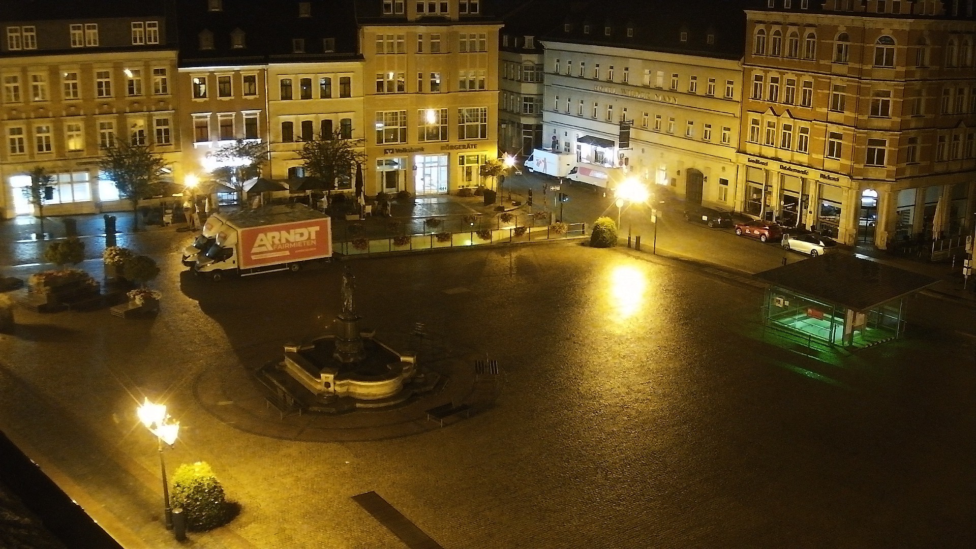 Archiv Foto Webcam Blick auf den Marktplatz Annaberg-Buchholz im Erzgebirge