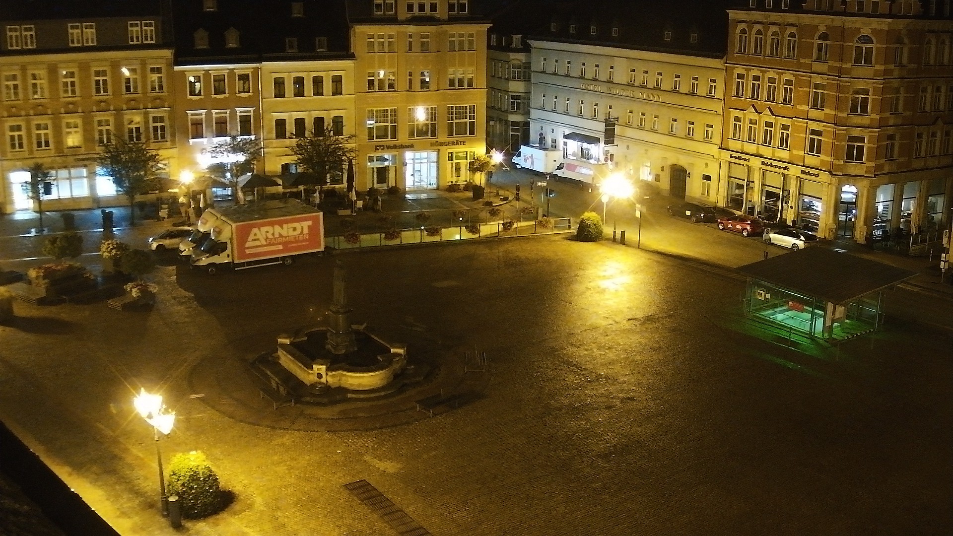 Archiv Foto Webcam Blick auf den Marktplatz Annaberg-Buchholz im Erzgebirge