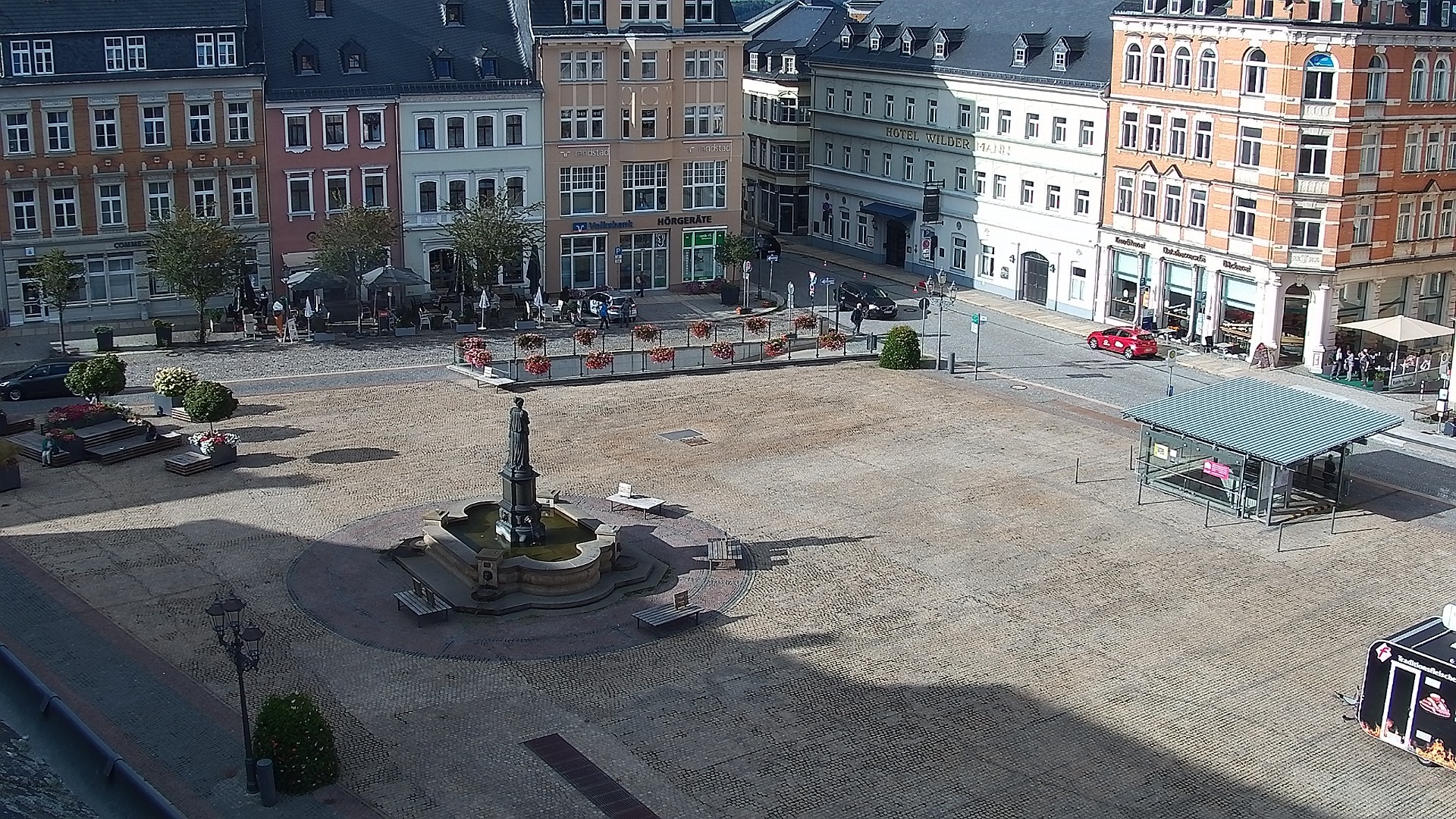 Archiv Foto Webcam Blick auf den Marktplatz Annaberg-Buchholz im Erzgebirge