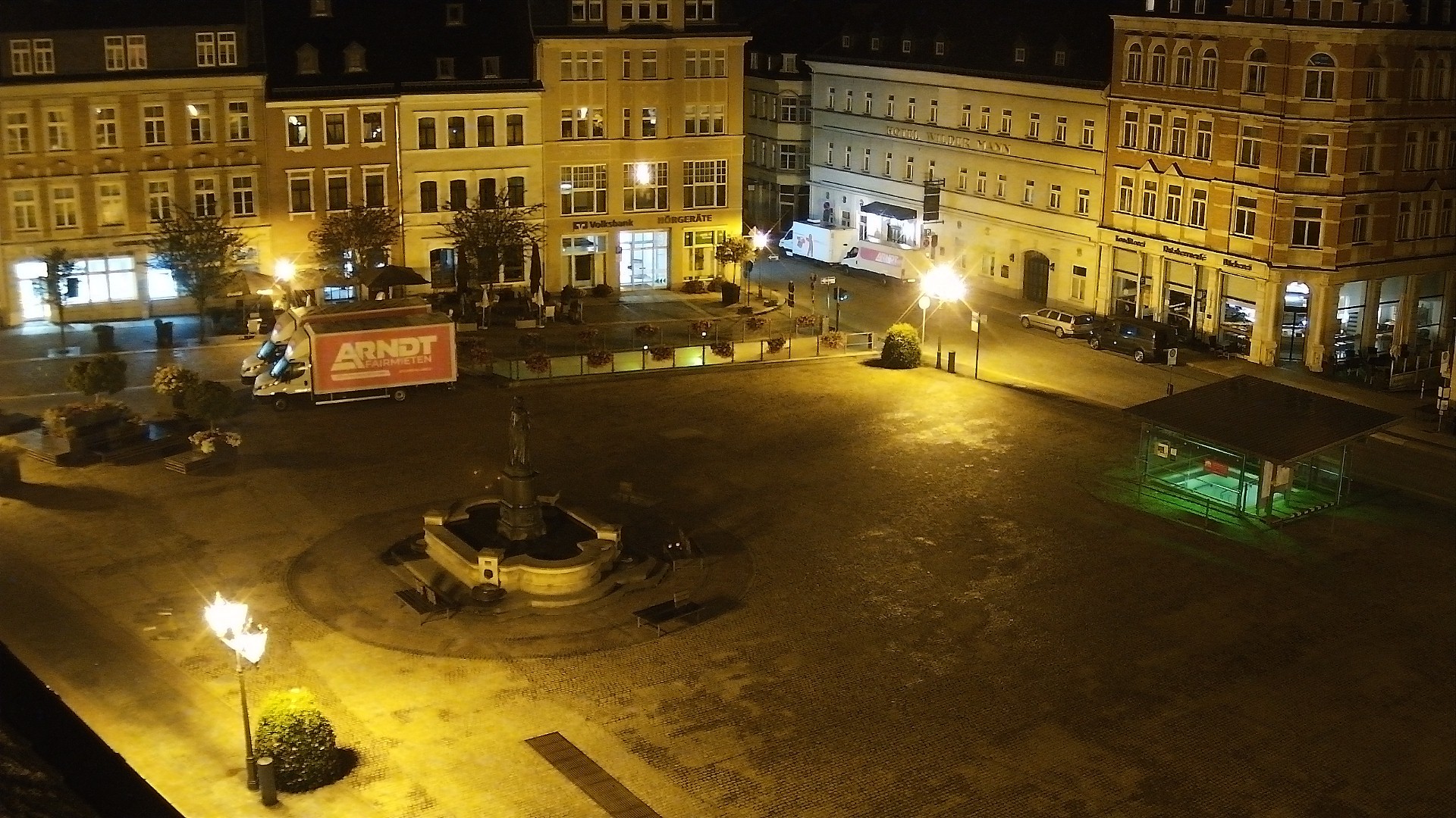 Archived image Webcam Market Square of Annaberg-Buchholz
